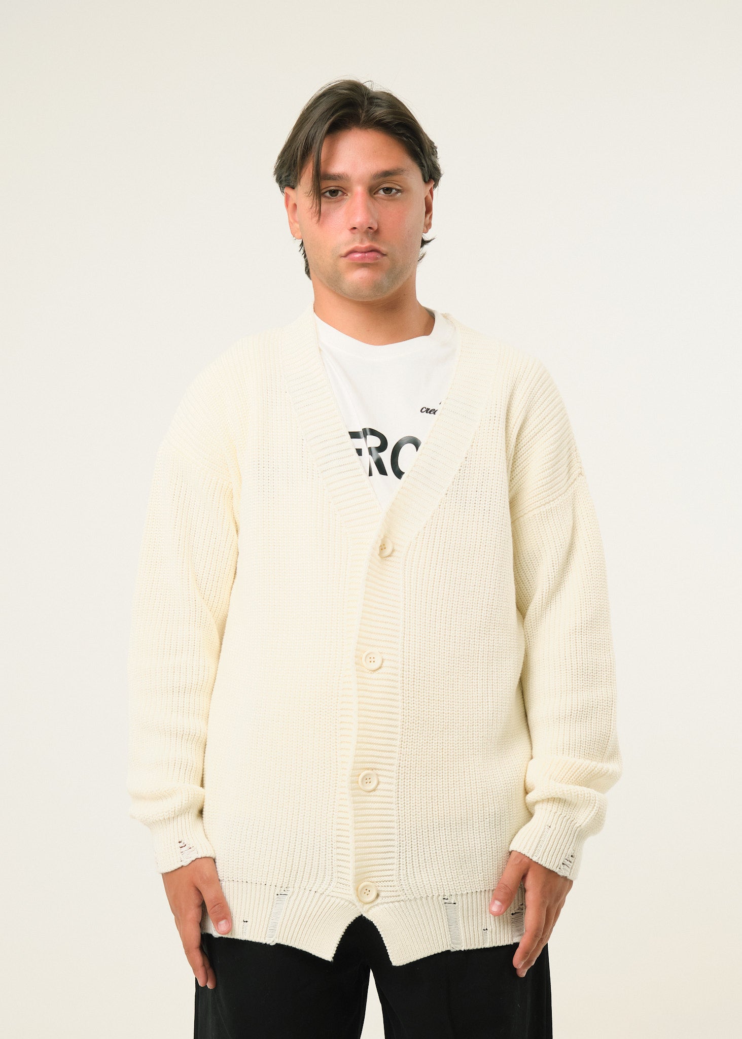 Cardigan in tricot