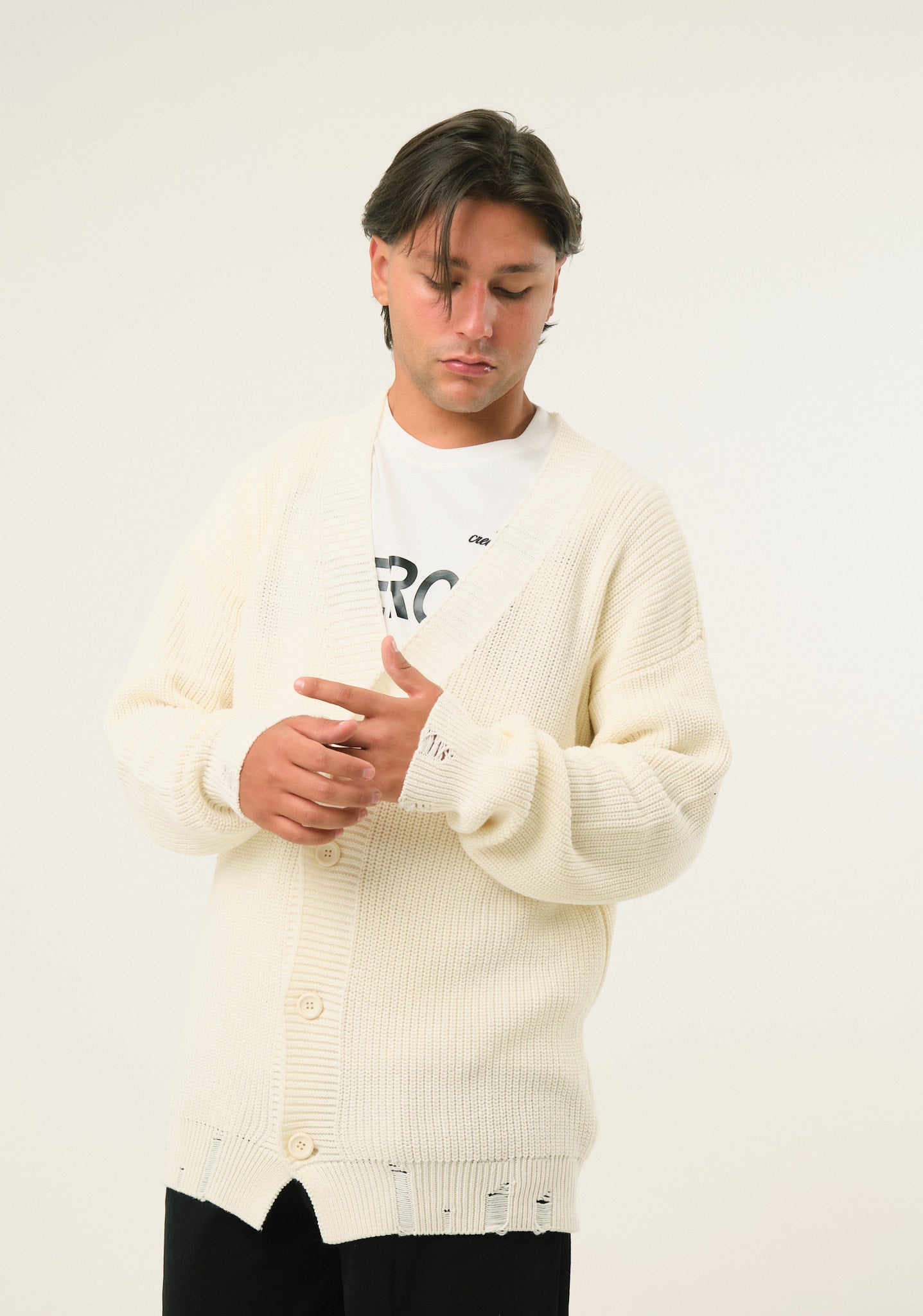 Cardigan in tricot