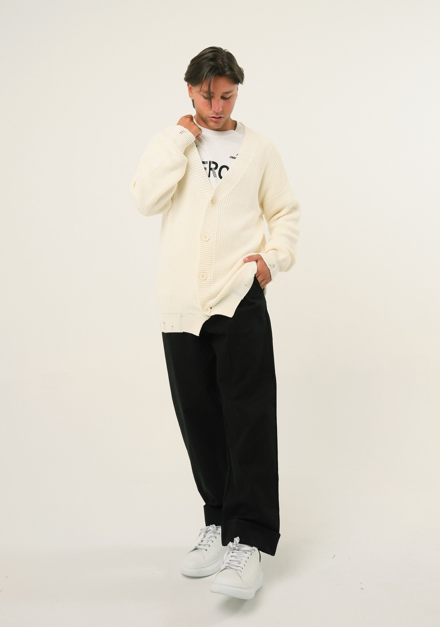 Cardigan in tricot