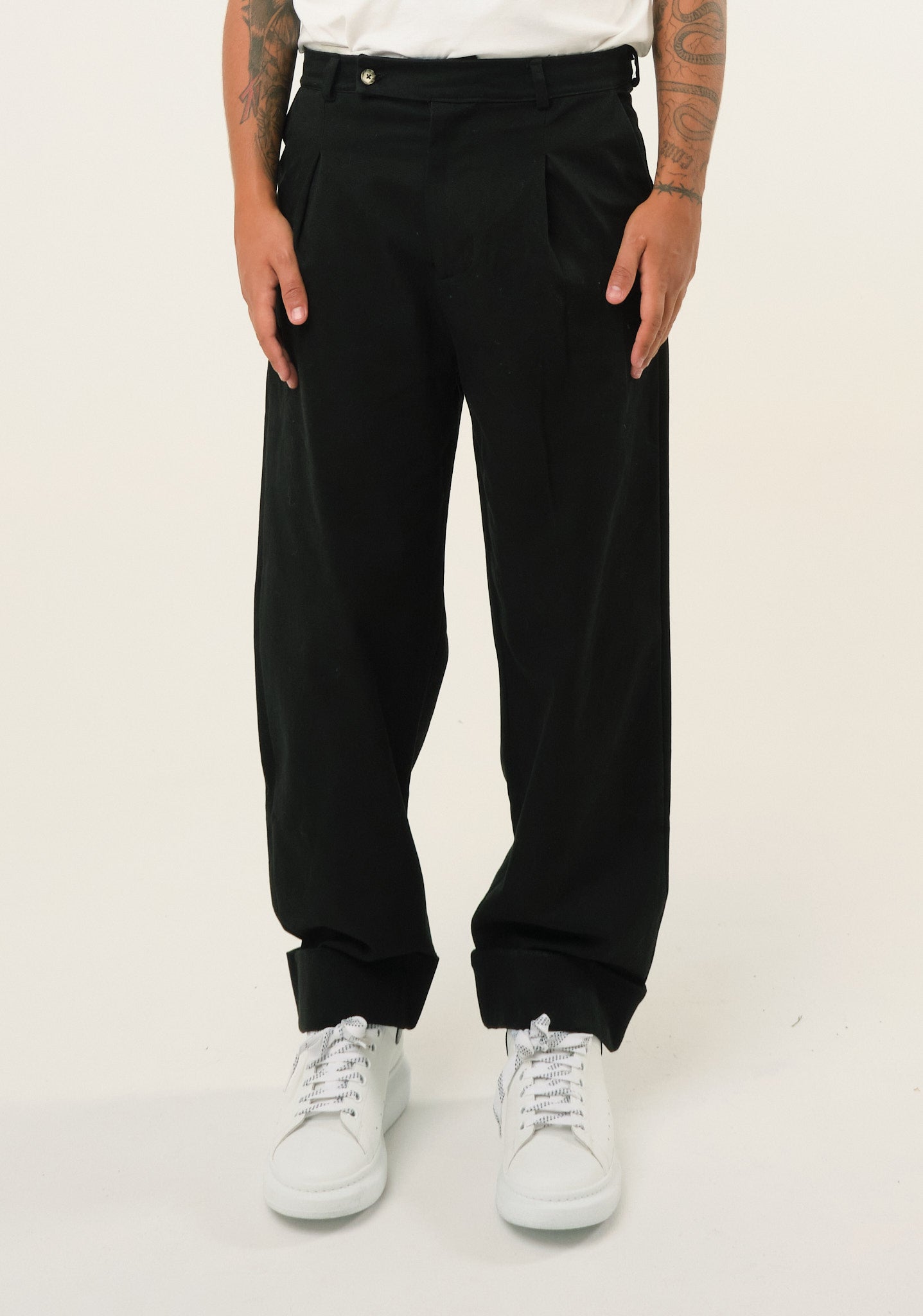 Pantalone in gabardine