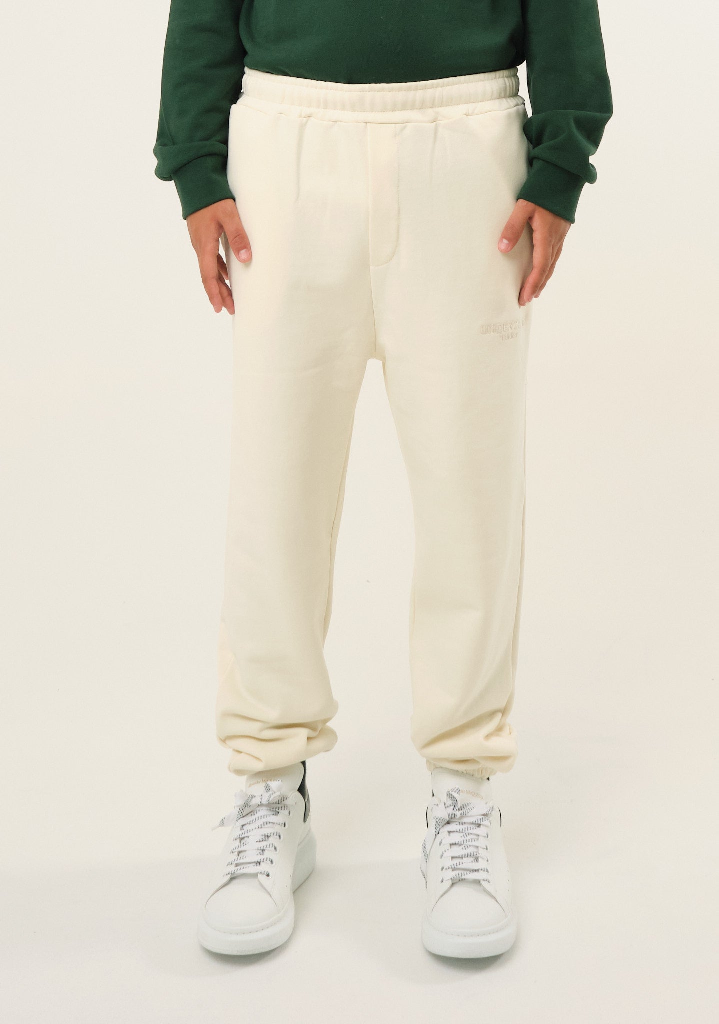 Pantalone tuta con logo ricamato
