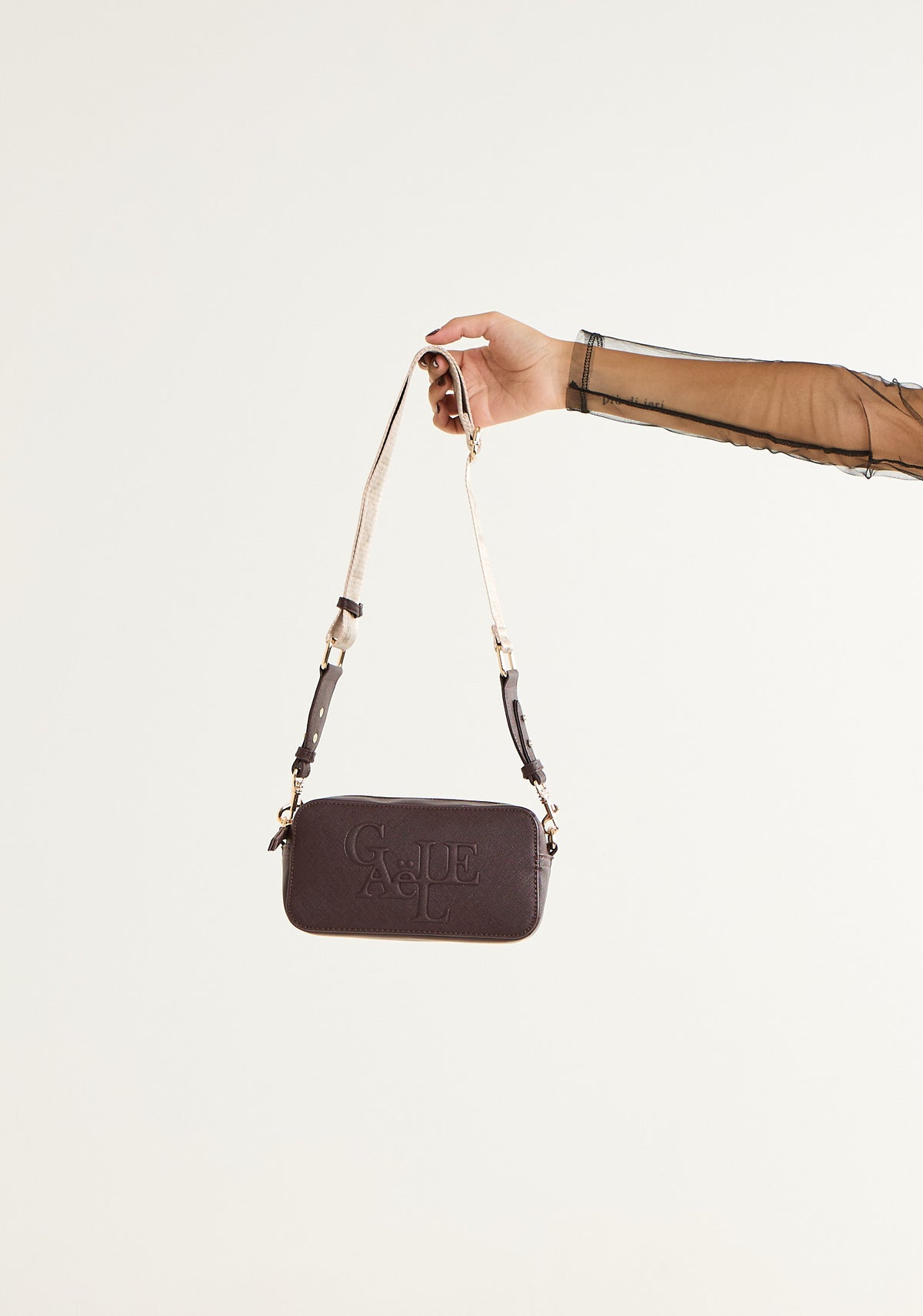 Borsa camera bag in saffiano