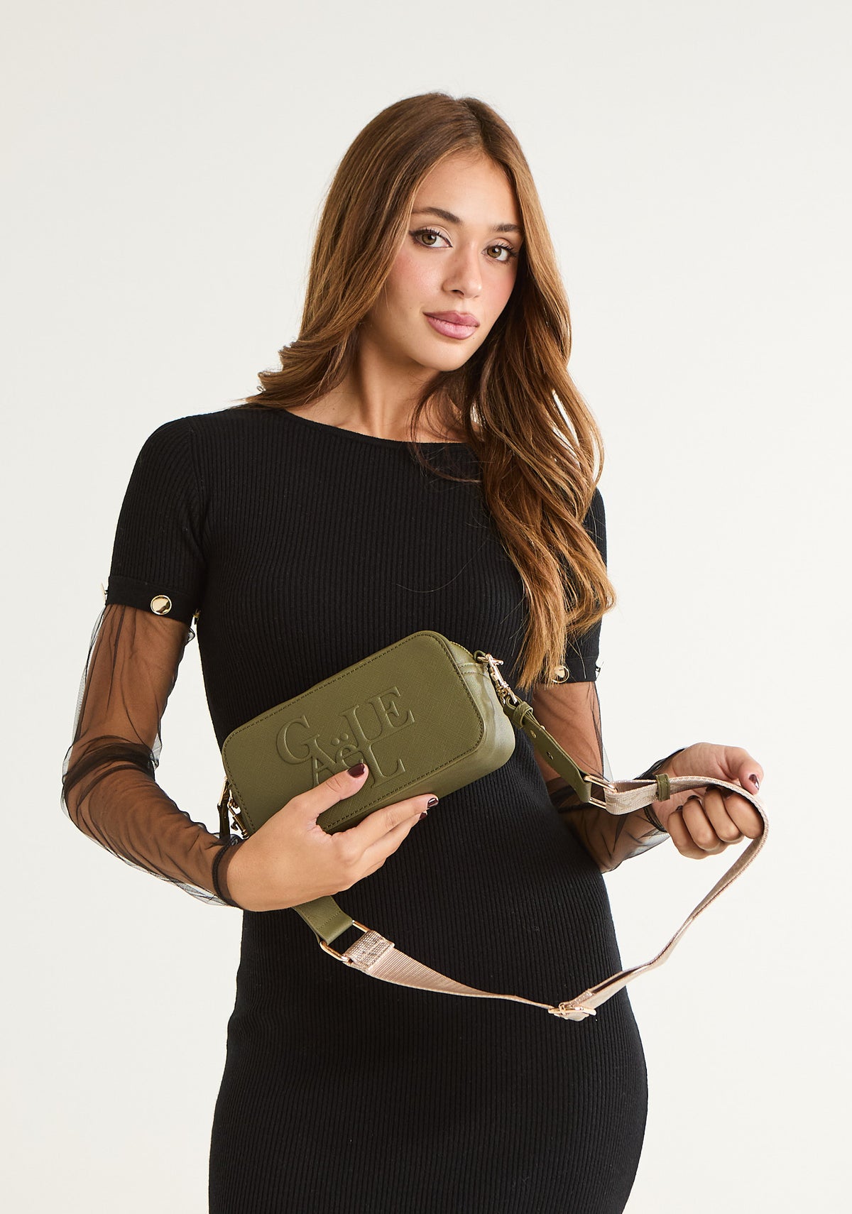 Borsa camera bag in saffiano