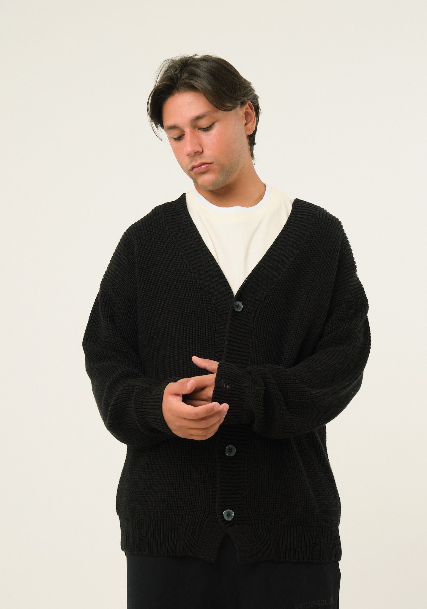 Cardigan in tricot