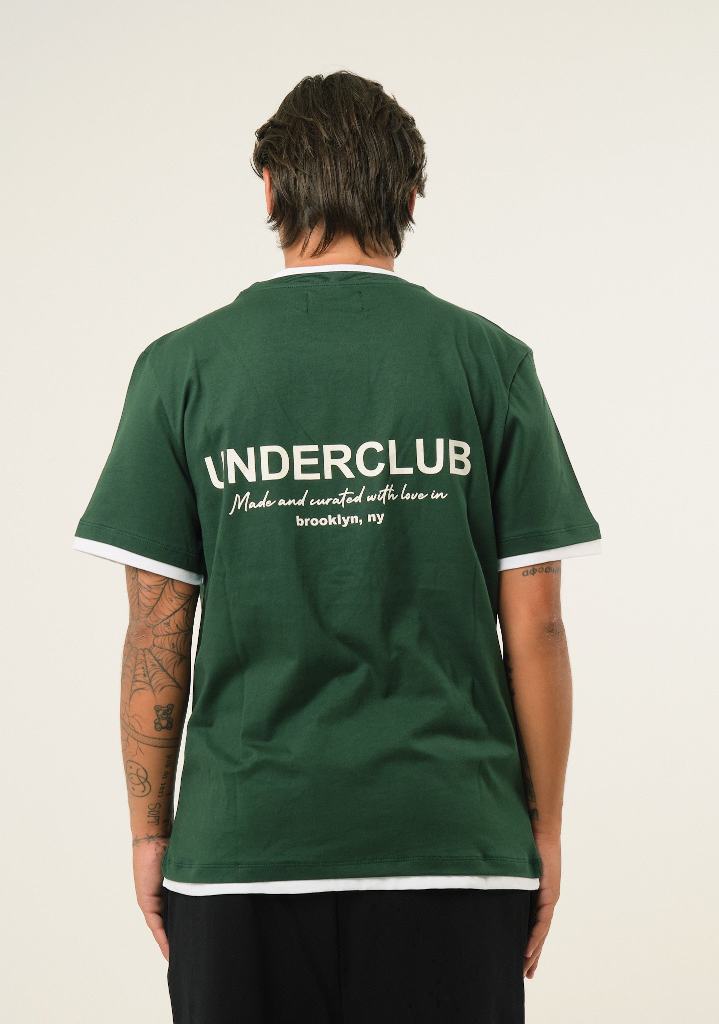 T-shirt con profilo a contrasto