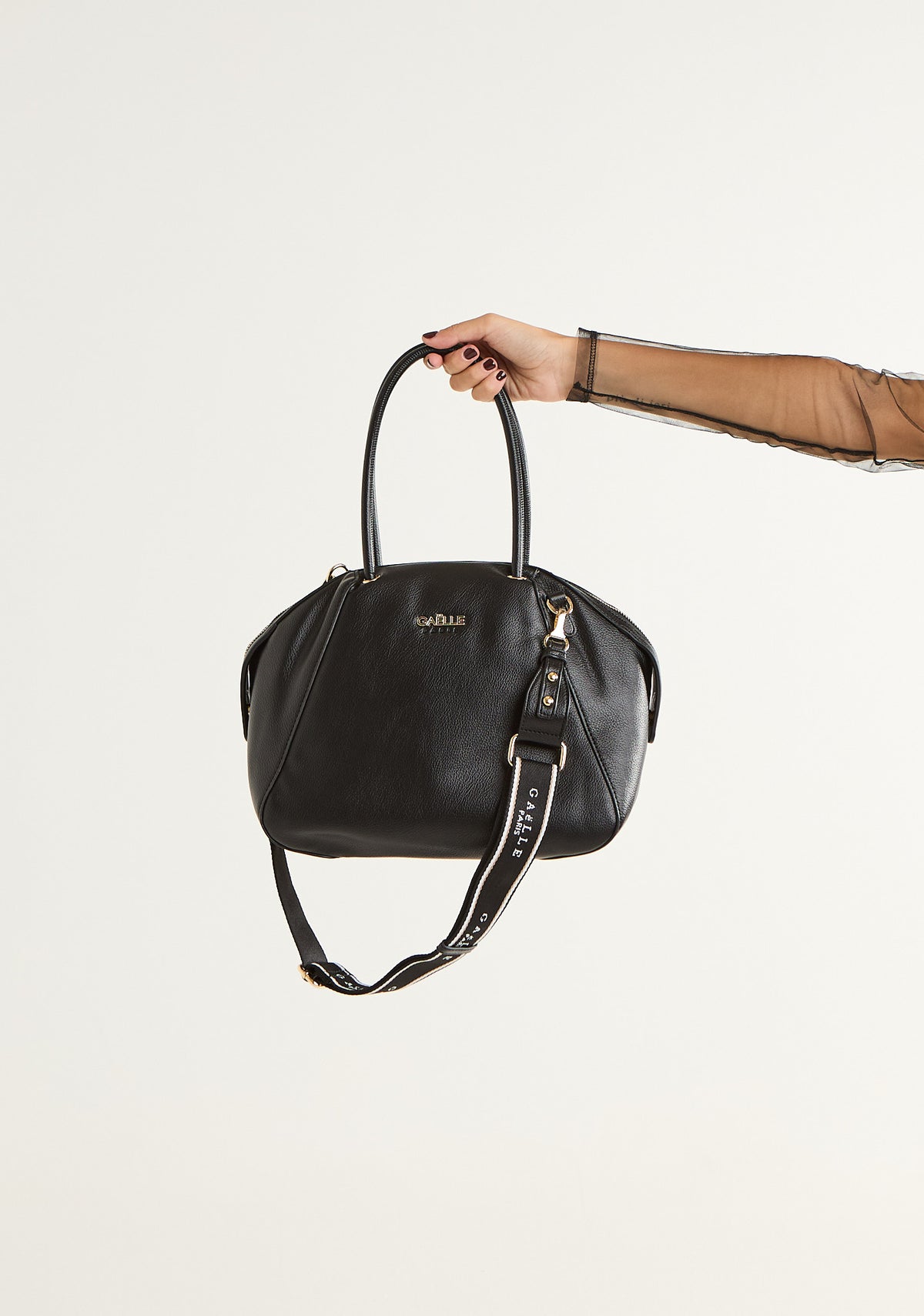 Borsa duffle con tracolla logata
