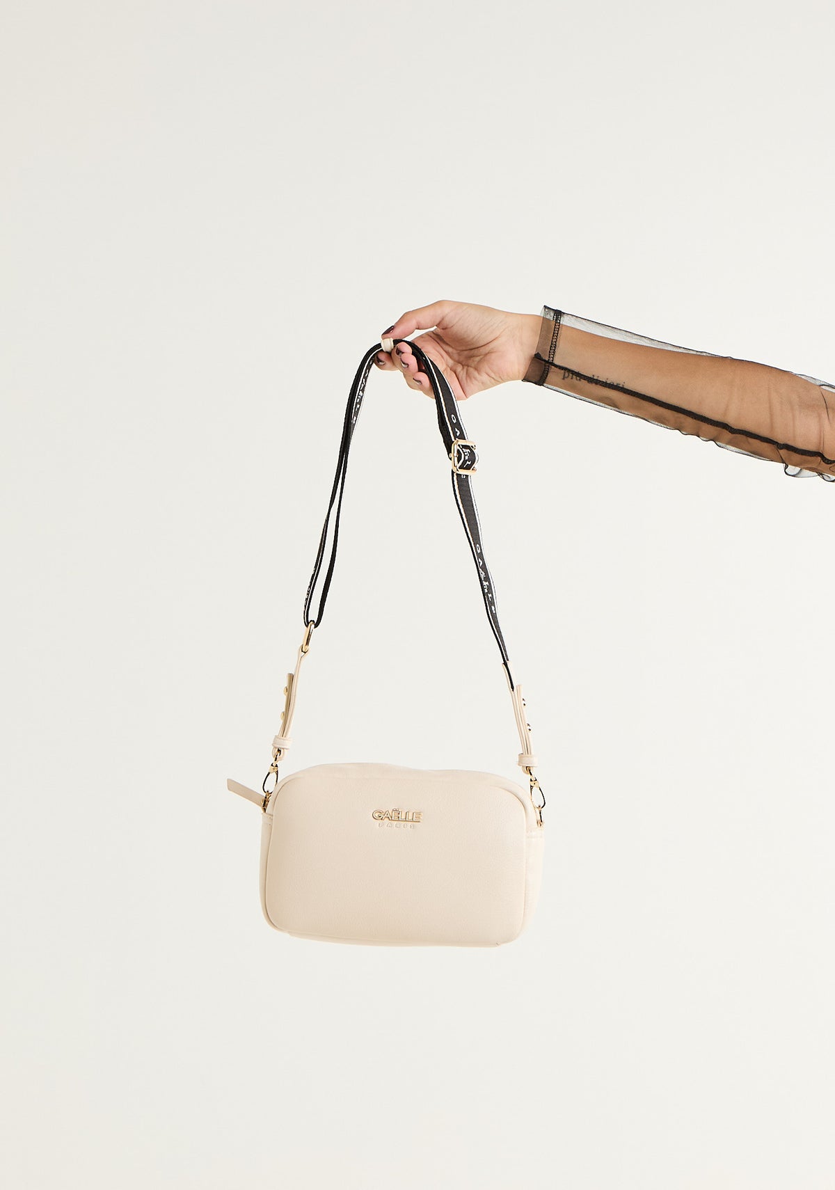 Borsa camera bag con tracolla logata