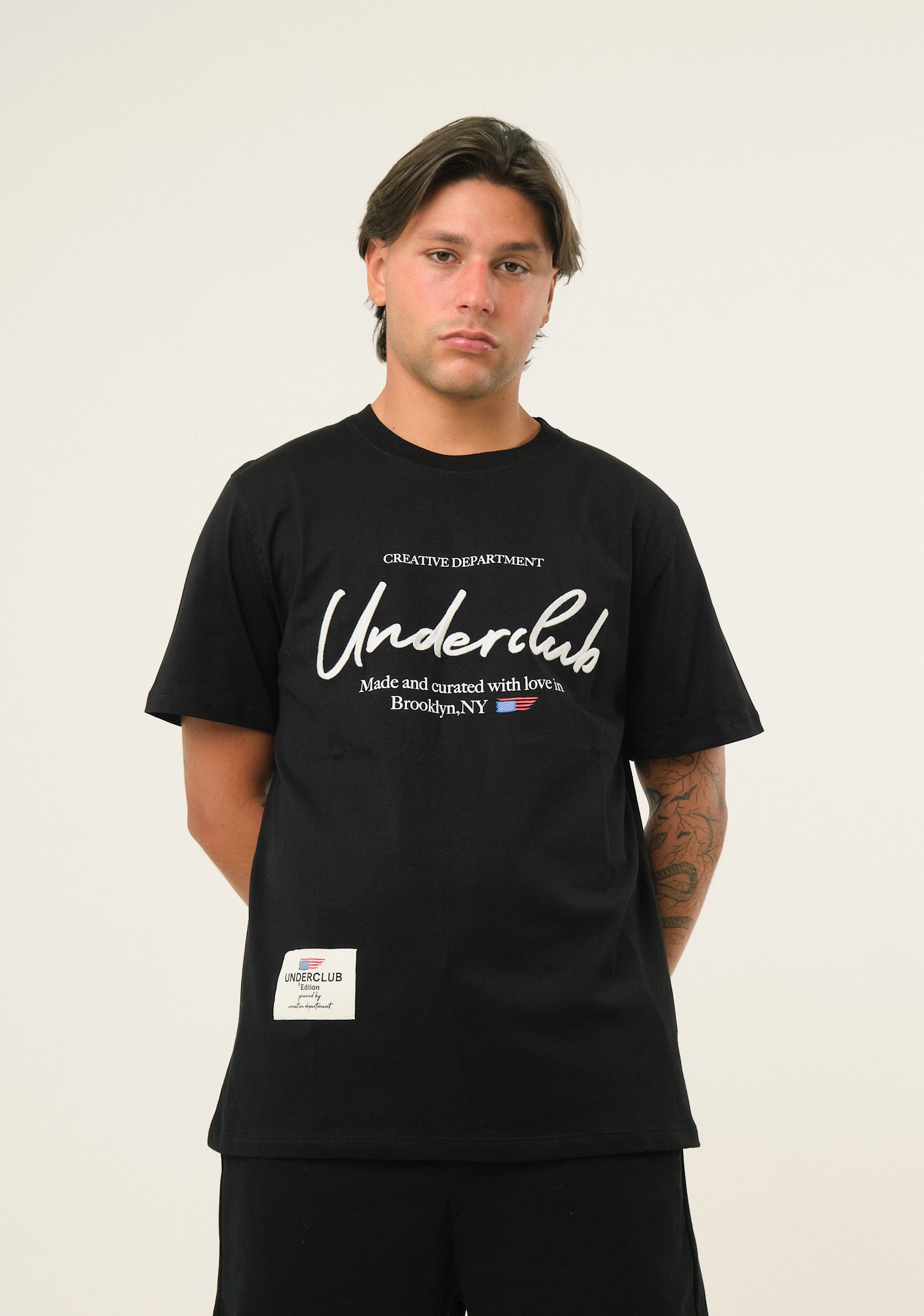 T-shirt in jersey con ricamo