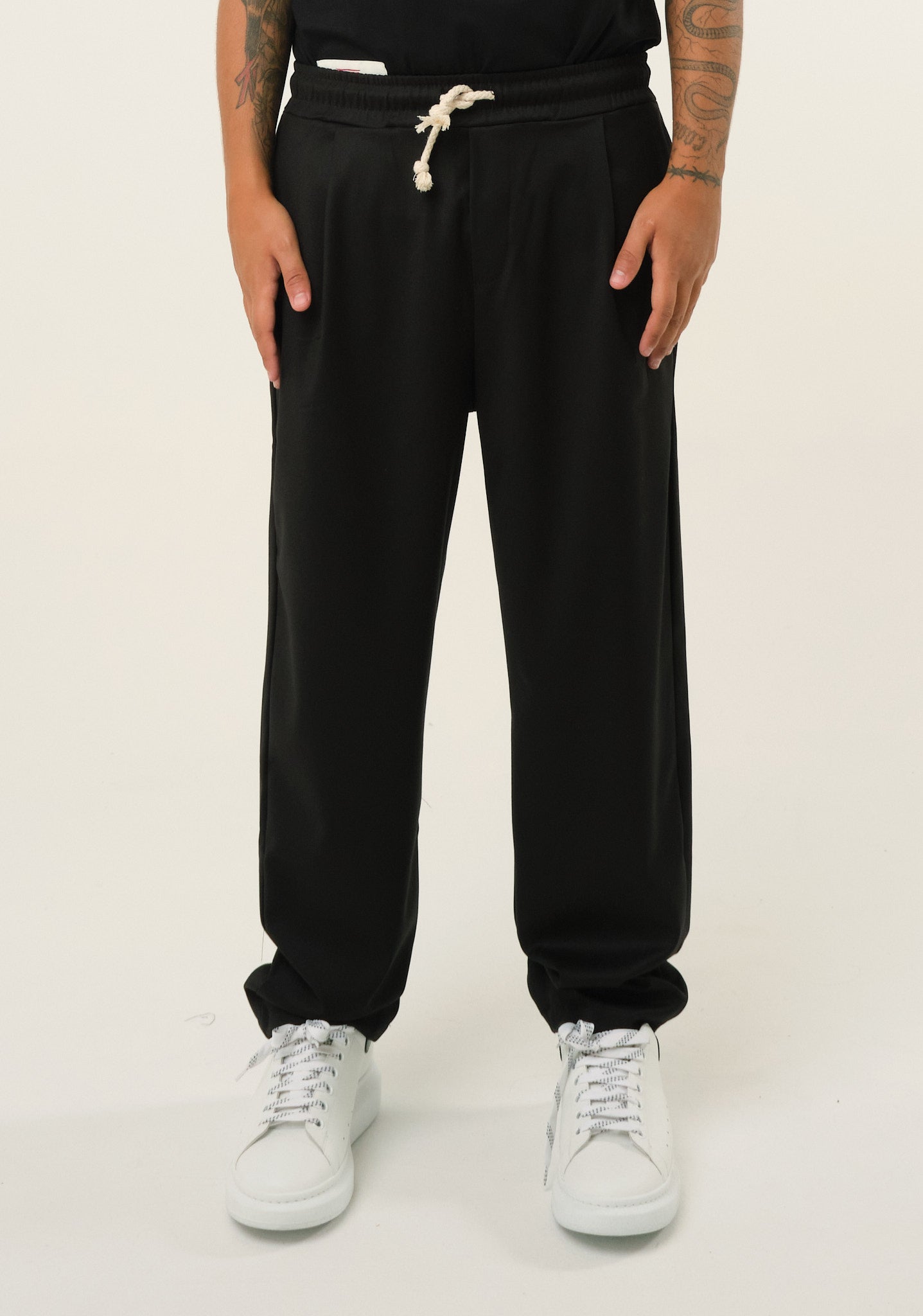 Pantalone in punto cotone