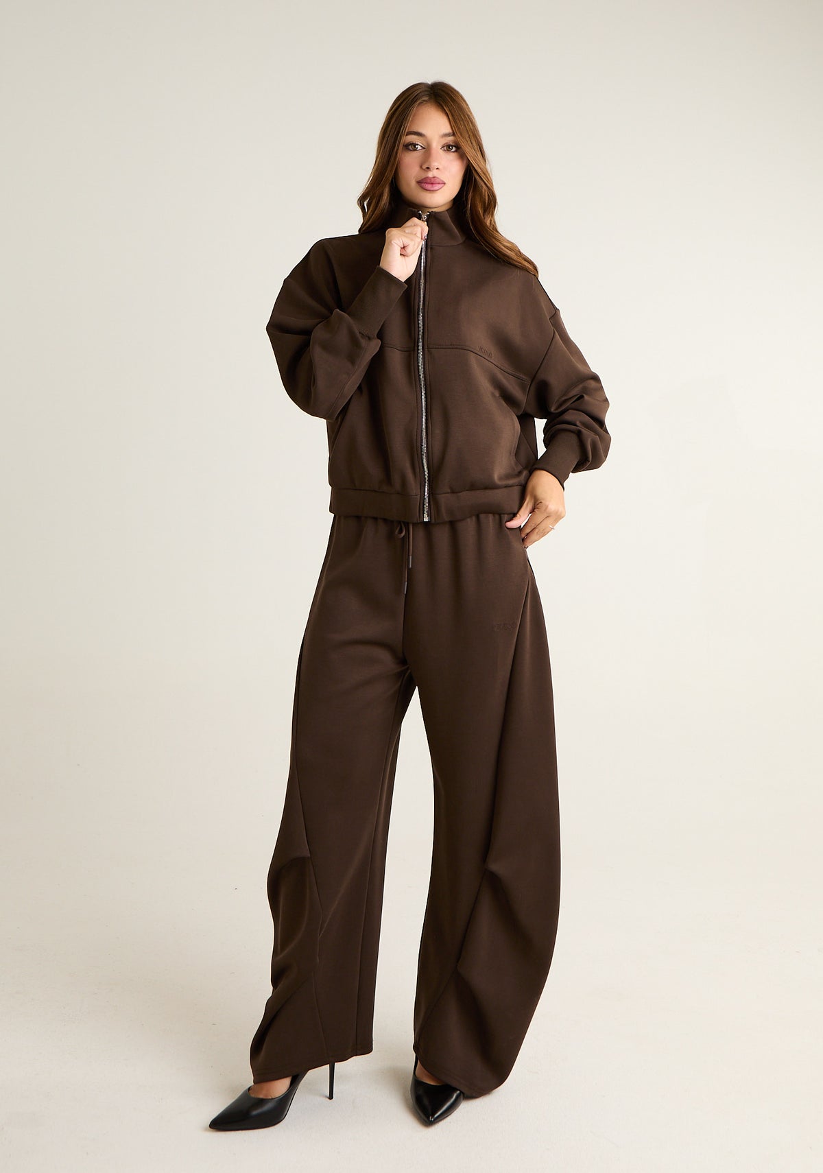 Pantalone tuta a taglio barrel