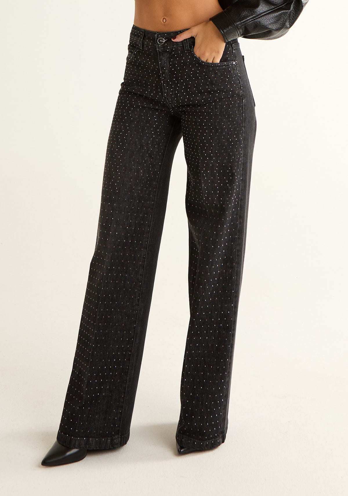 Jeans Jeraldina a pois