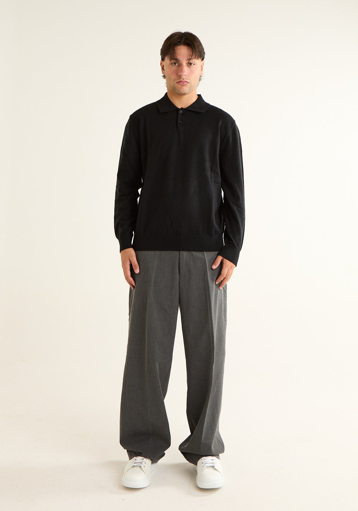 Pantalone sartoriale a gambe morbide