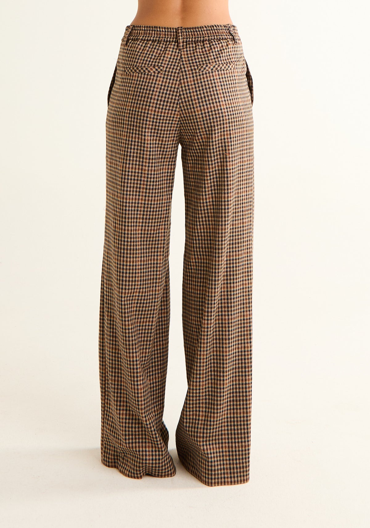 Pantalone palazzo a vita alta