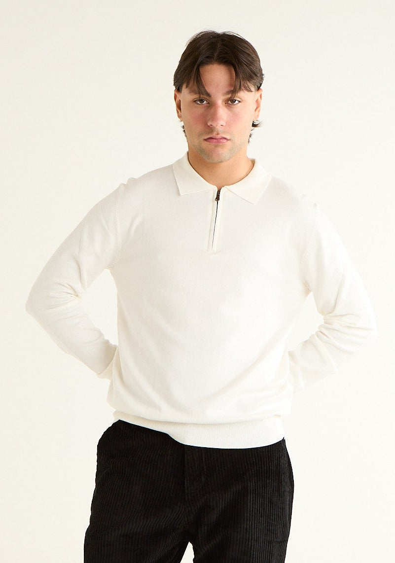 Maglia polo a maniche lunghe
