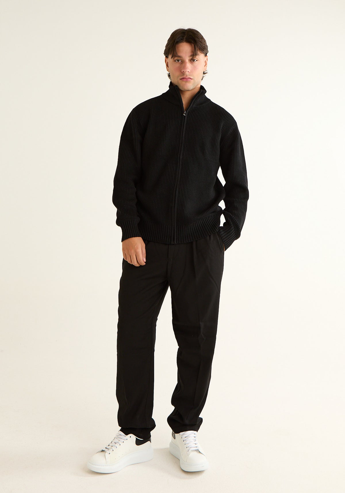 Pantalone a piega stirata