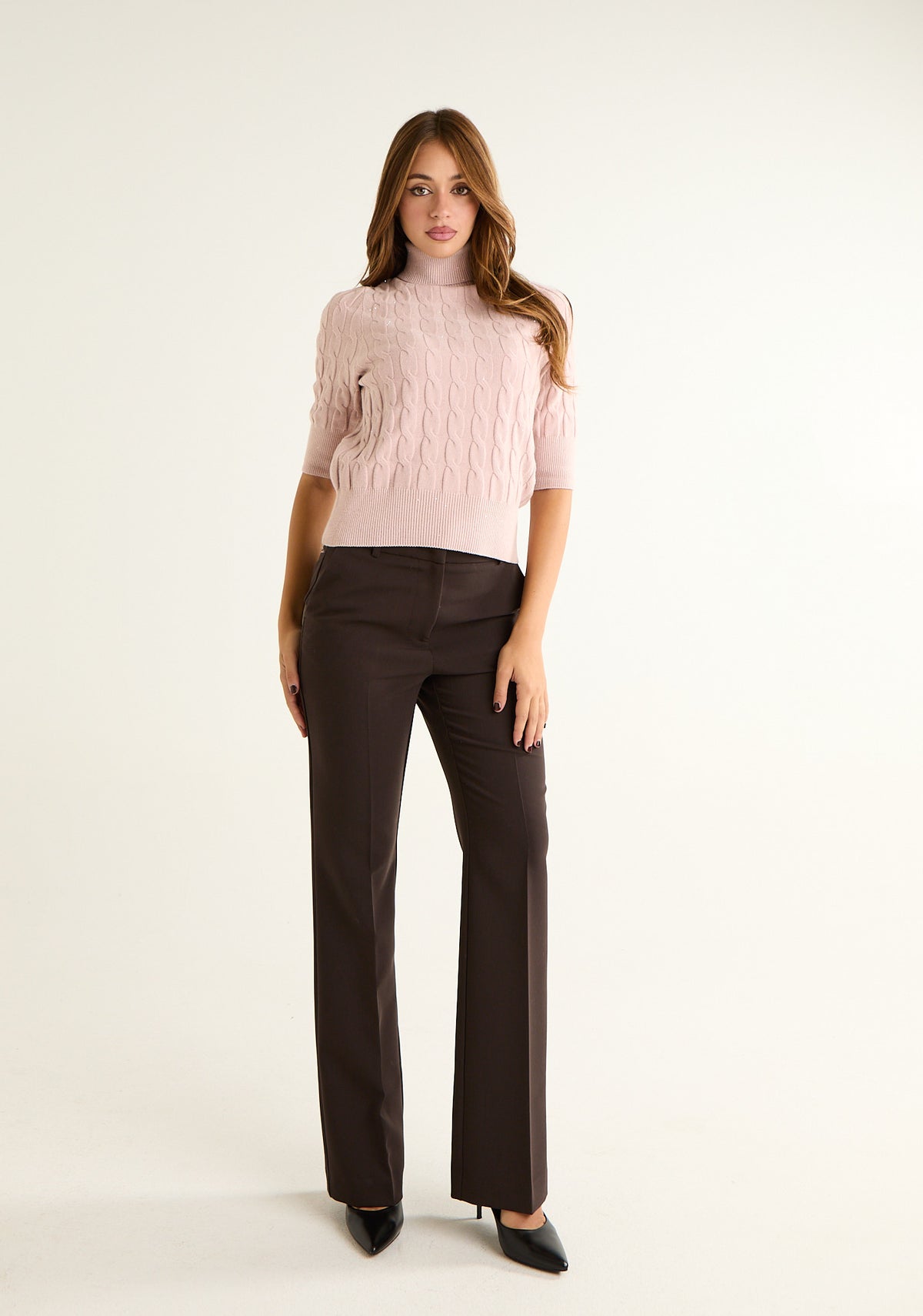 Pantalone a gambe dritte