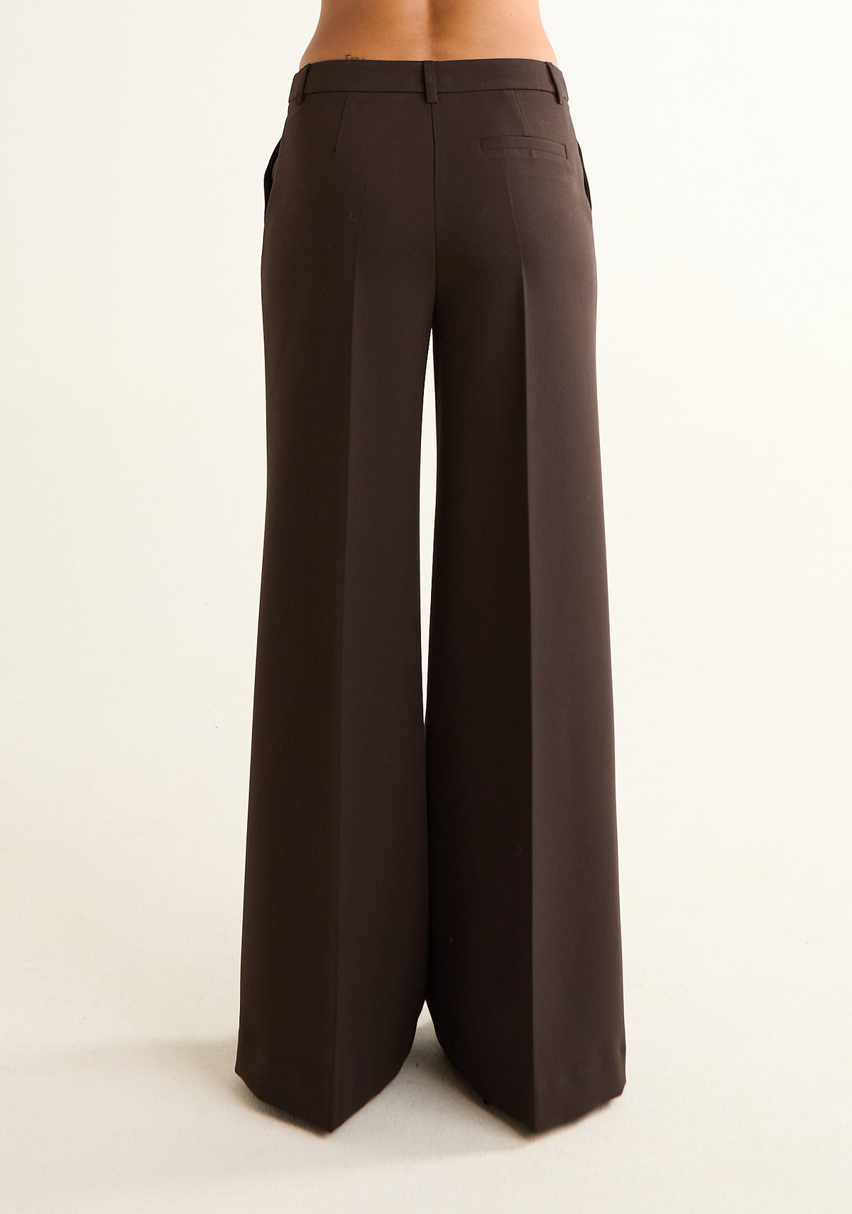 Pantalone palazzo in tessuto fluido