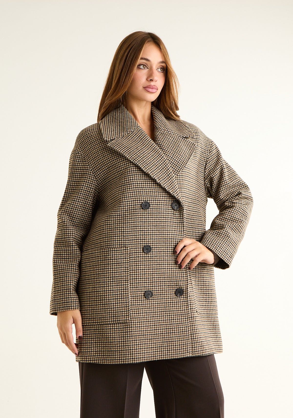 Cappotto midi doppiopetto