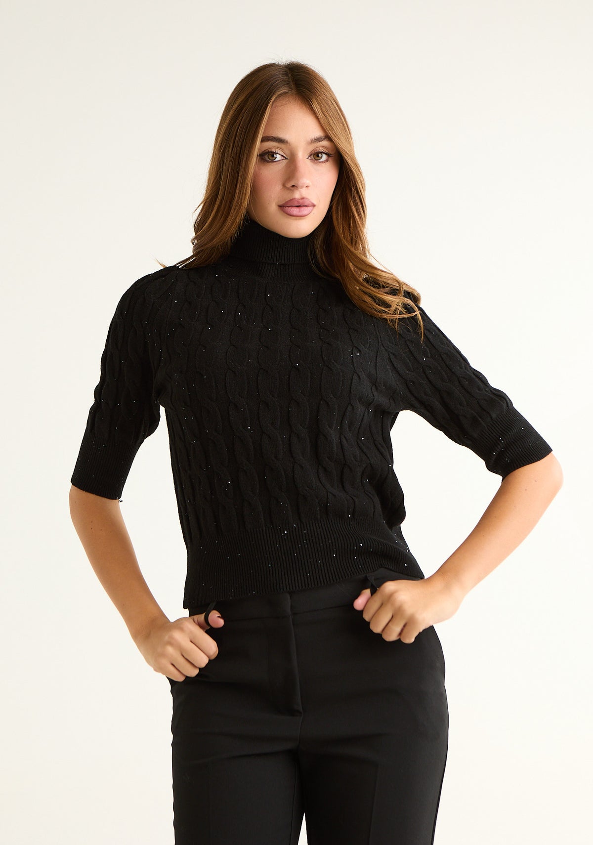 Maglia con maniche a 3/4