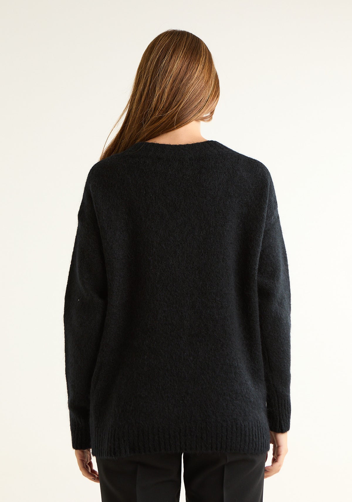 Maglia over in misto mohair