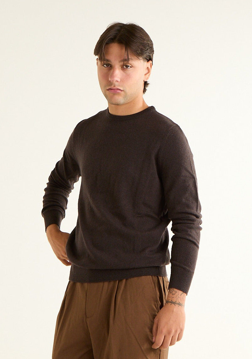 Maglia paricollo in cashmere