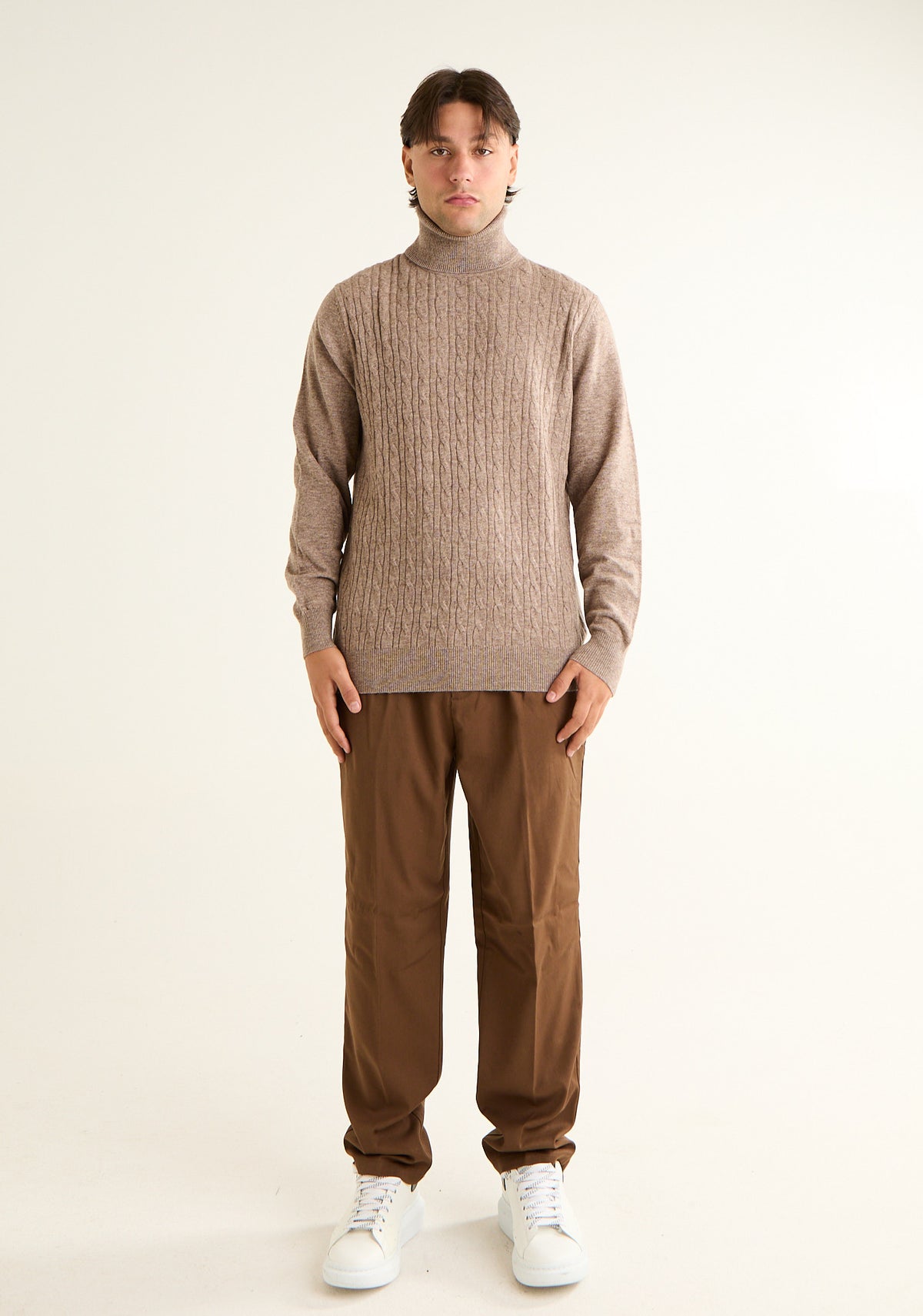 Maglia dolcevita in cashmere