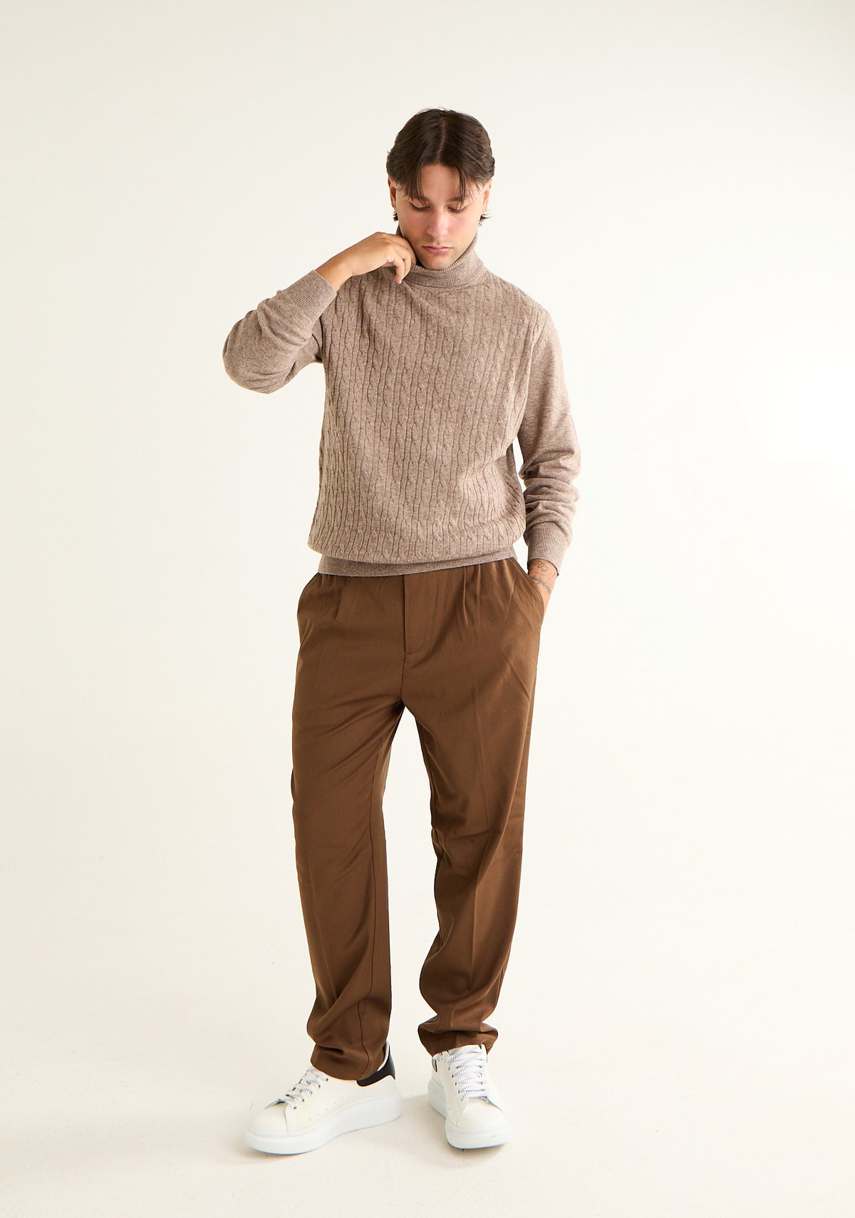 Maglia dolcevita in cashmere