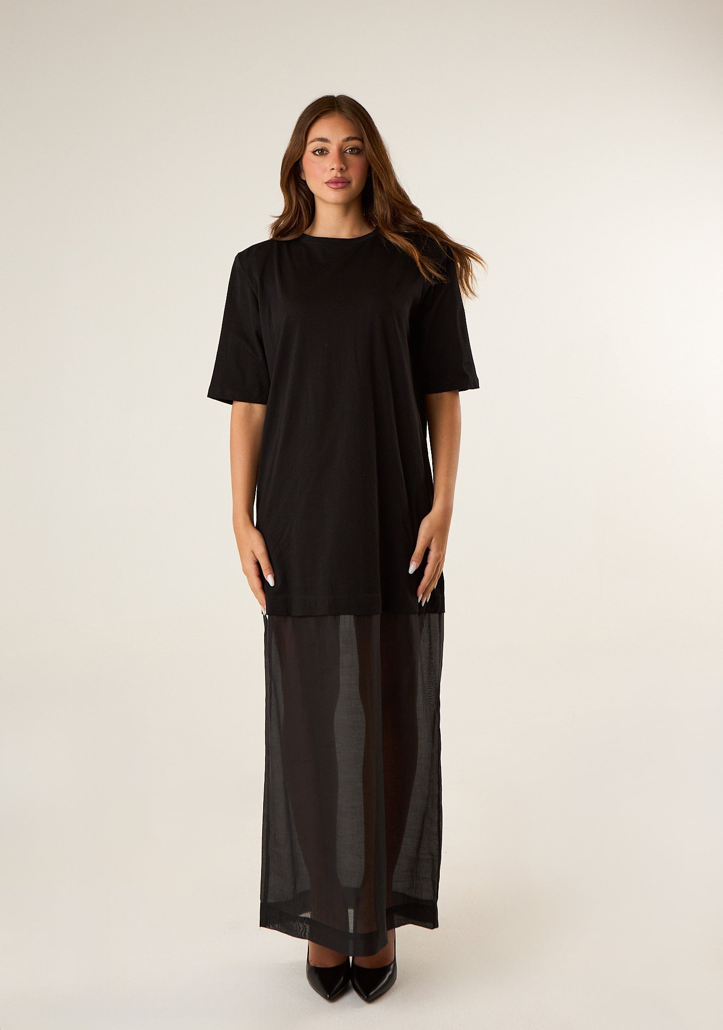 Abito maxi t-shirt