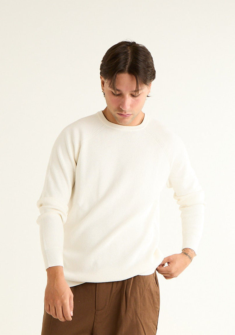 Maglia paricollo in costa inglese