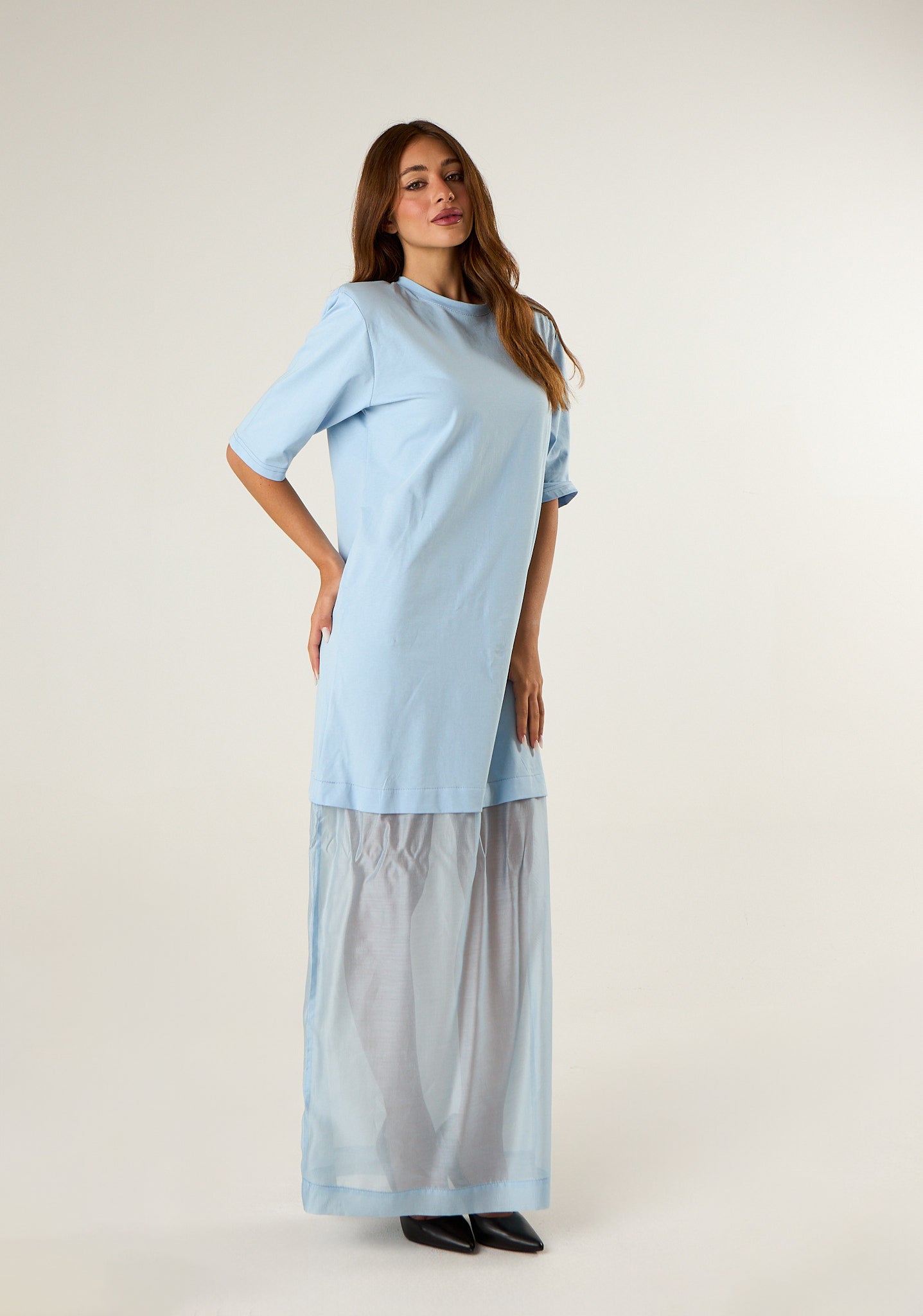 Abito maxi t-shirt