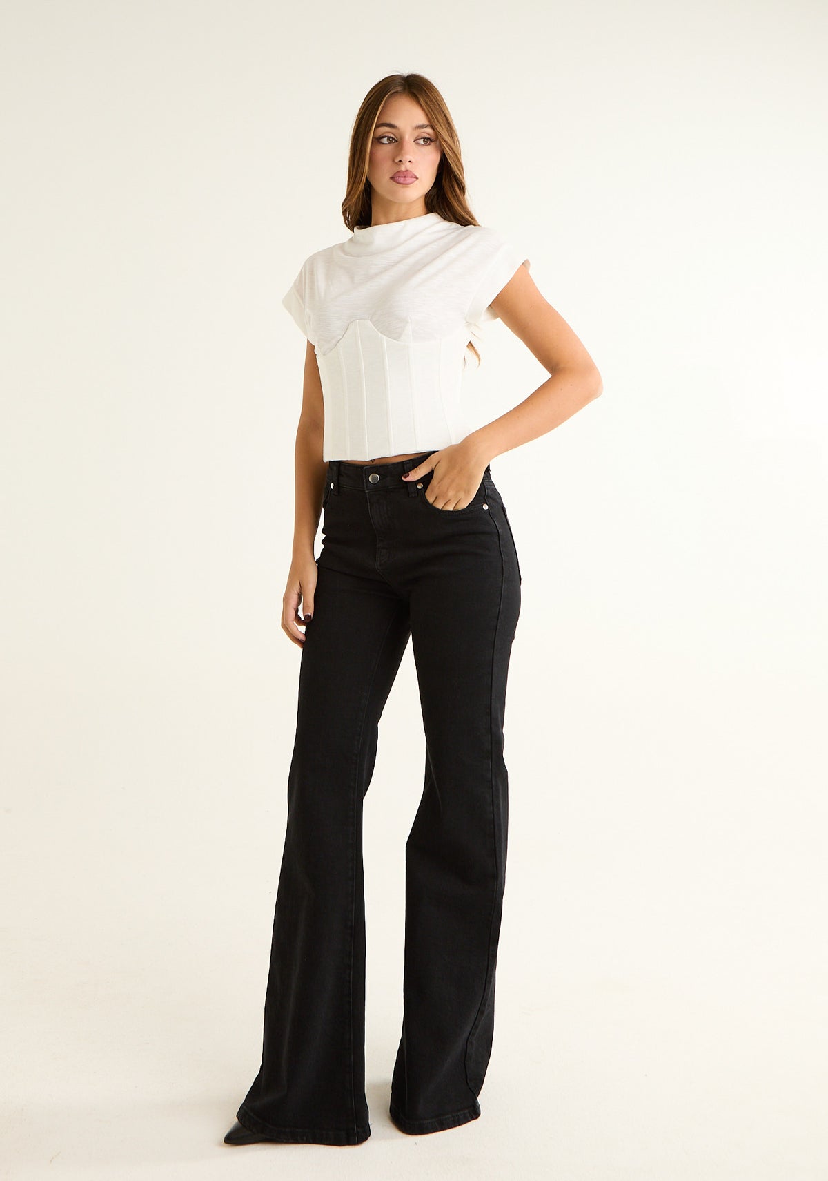 Jeans flare fit