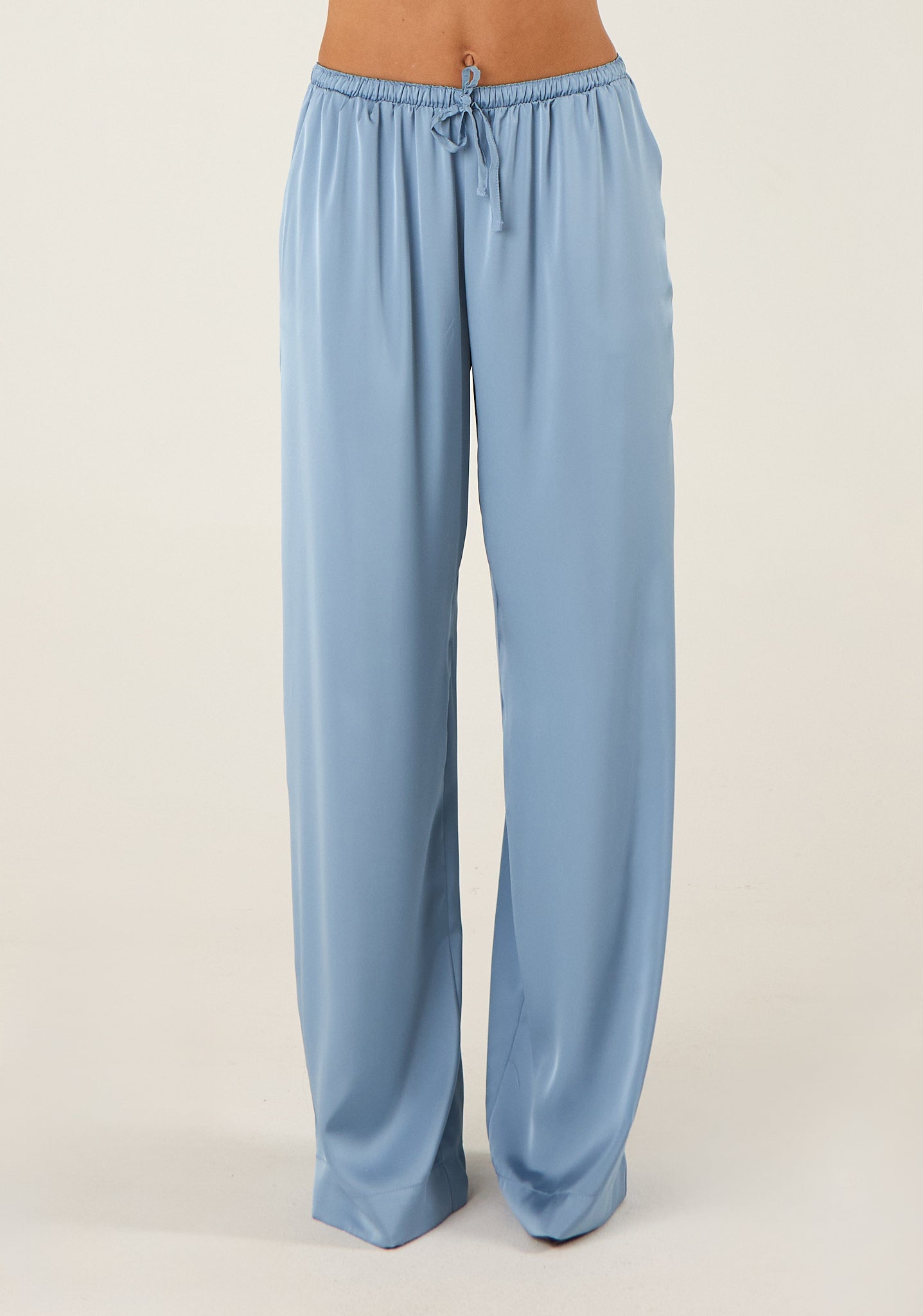 Pantalone comodo in raso