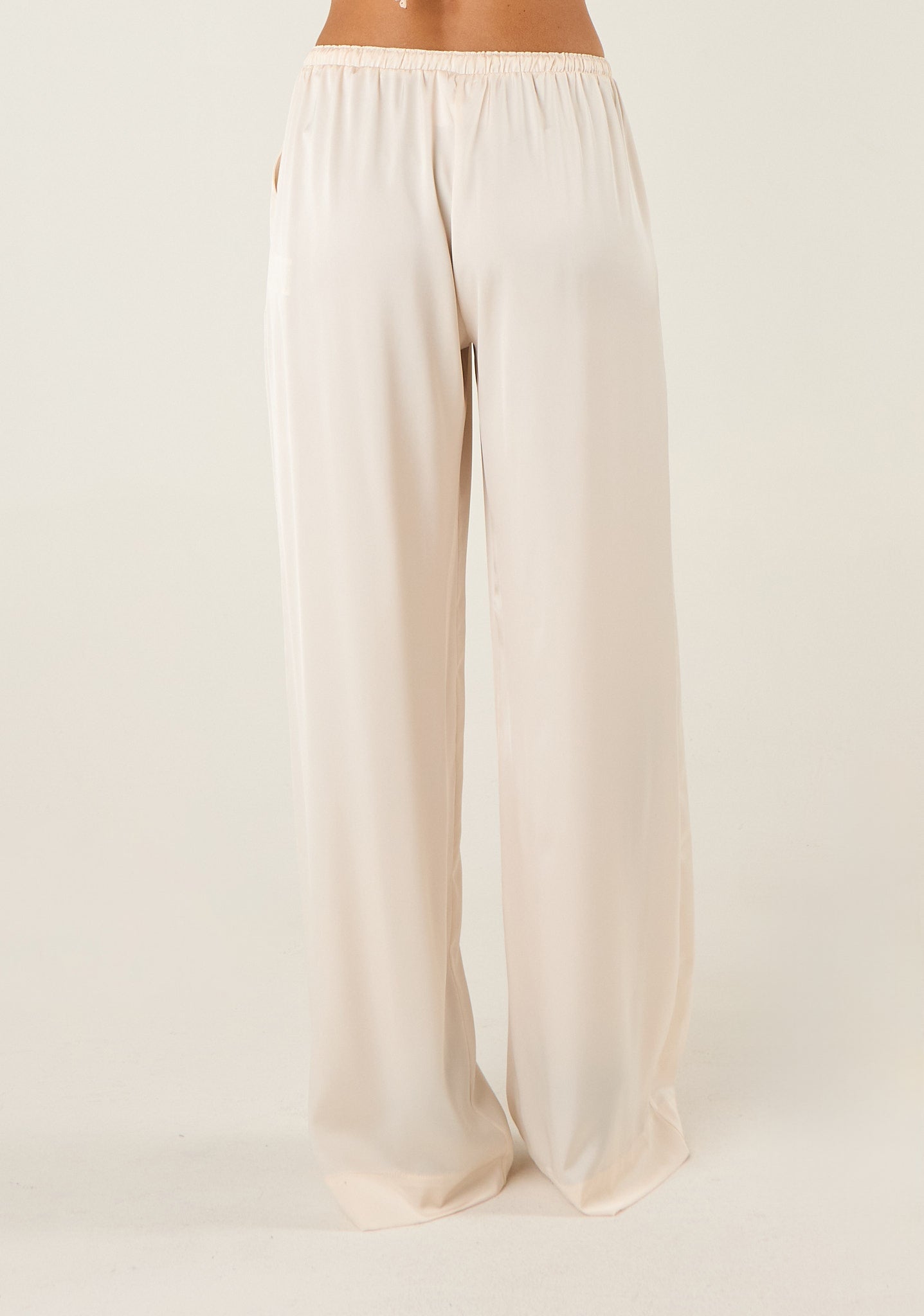 Pantalone comodo in raso