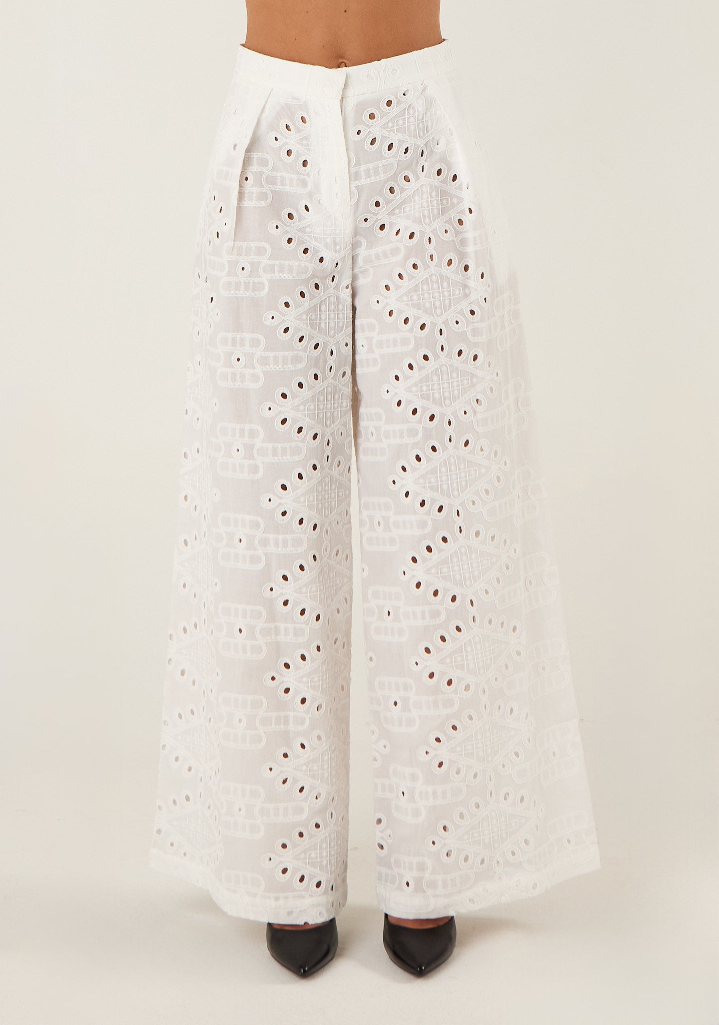 Pantalone in pizzo sangallo