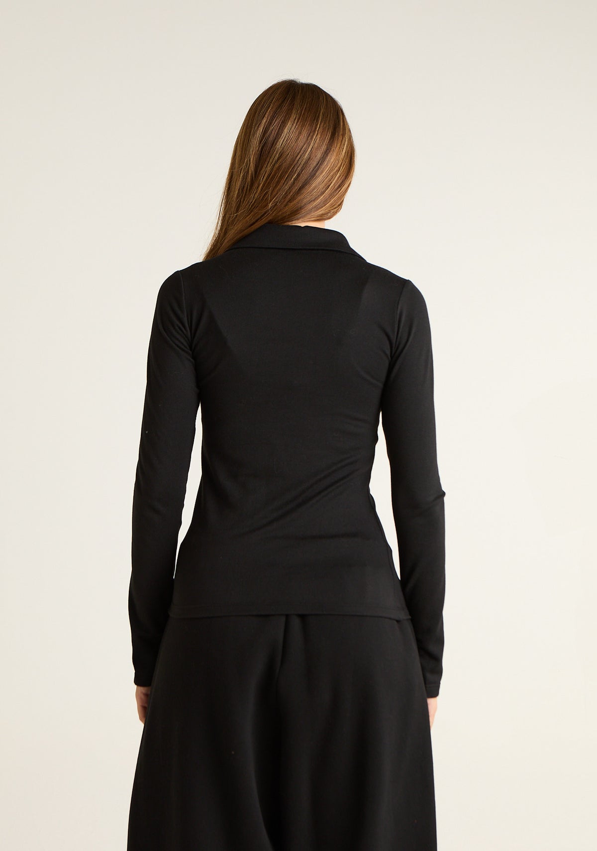 Maglia polo maniche lunghe