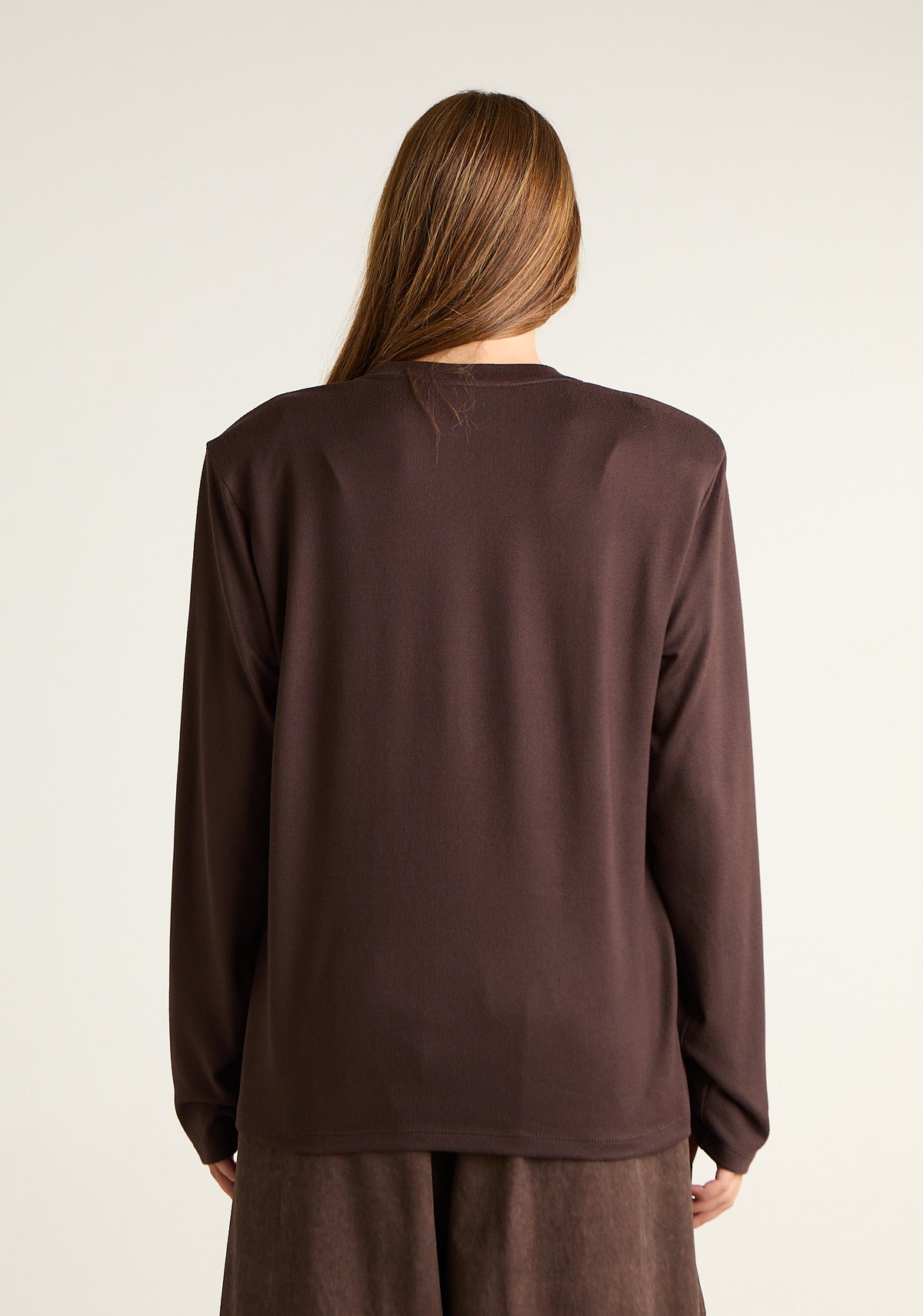 Maglia maniche lunghe a scatoletta
