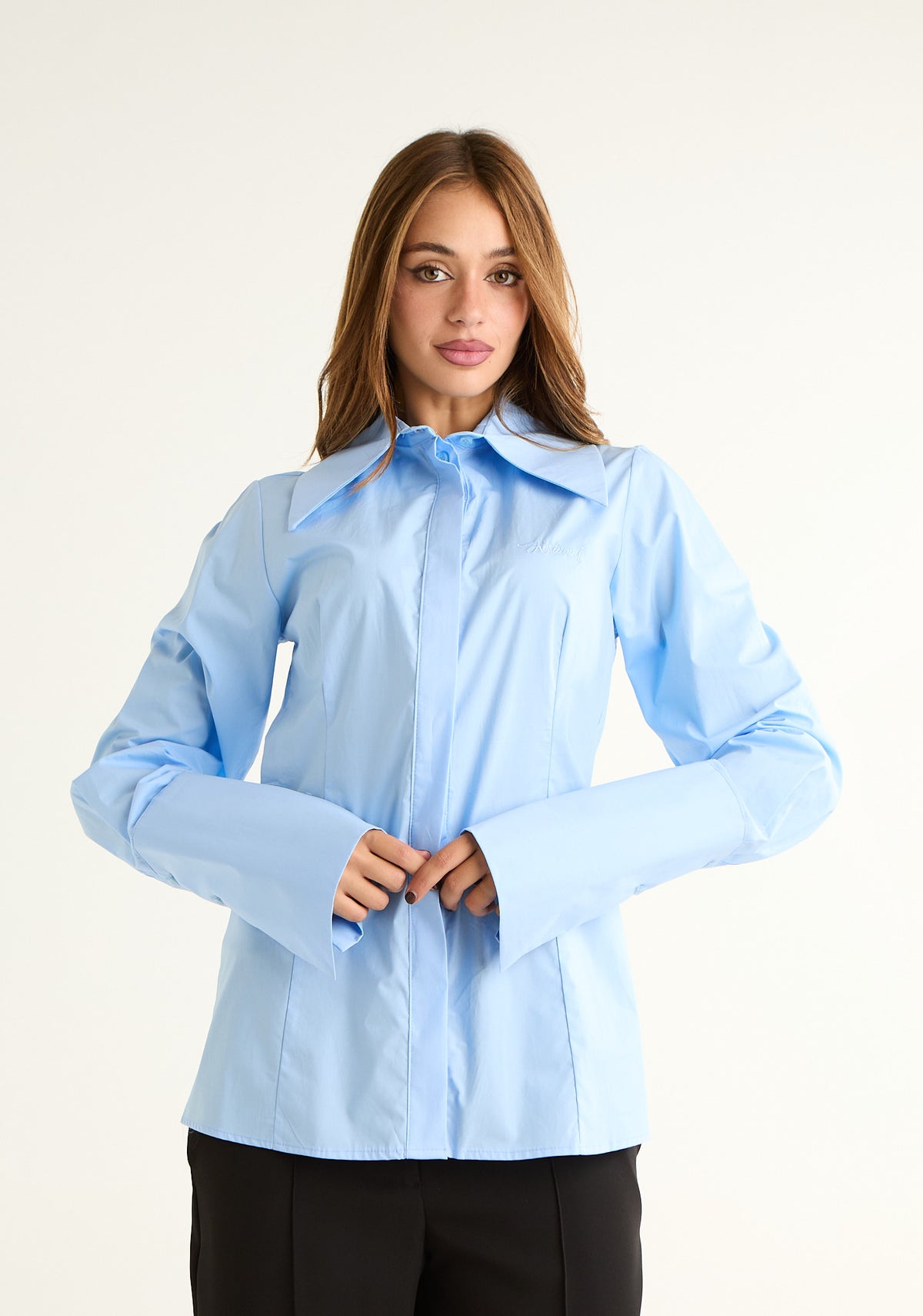Camicia maxi colletto