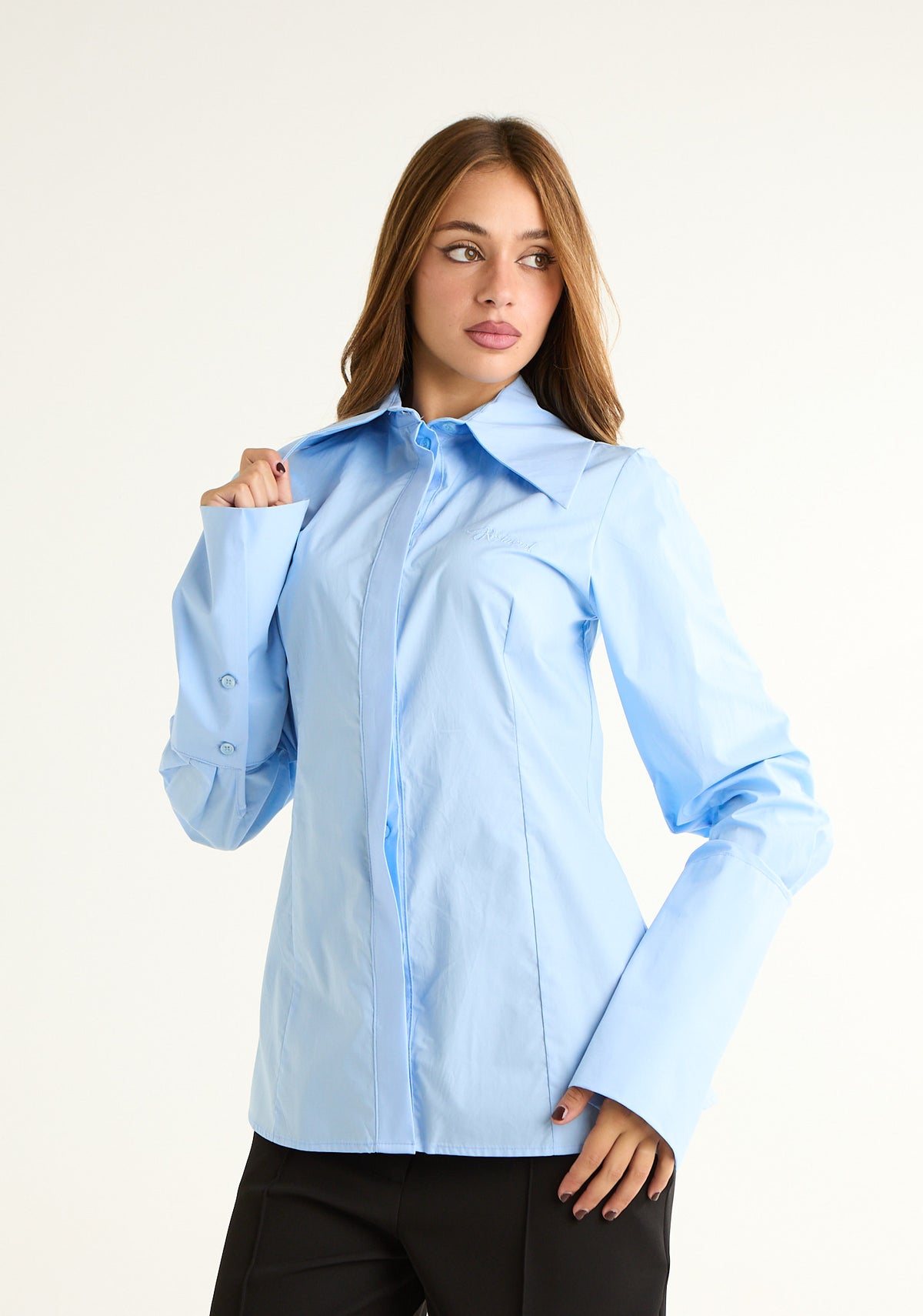 Camicia maxi colletto