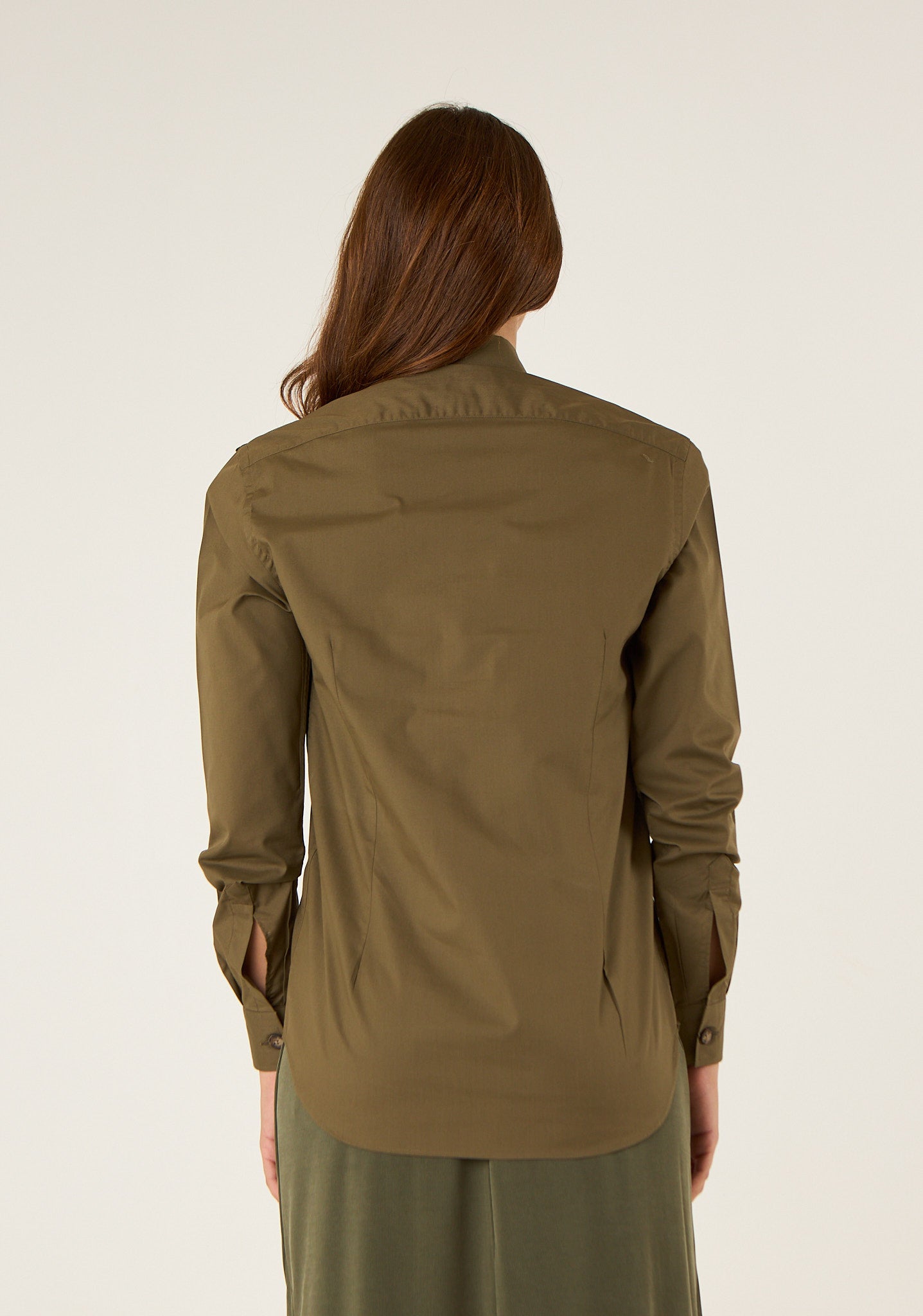 Camicia con applicazioni military