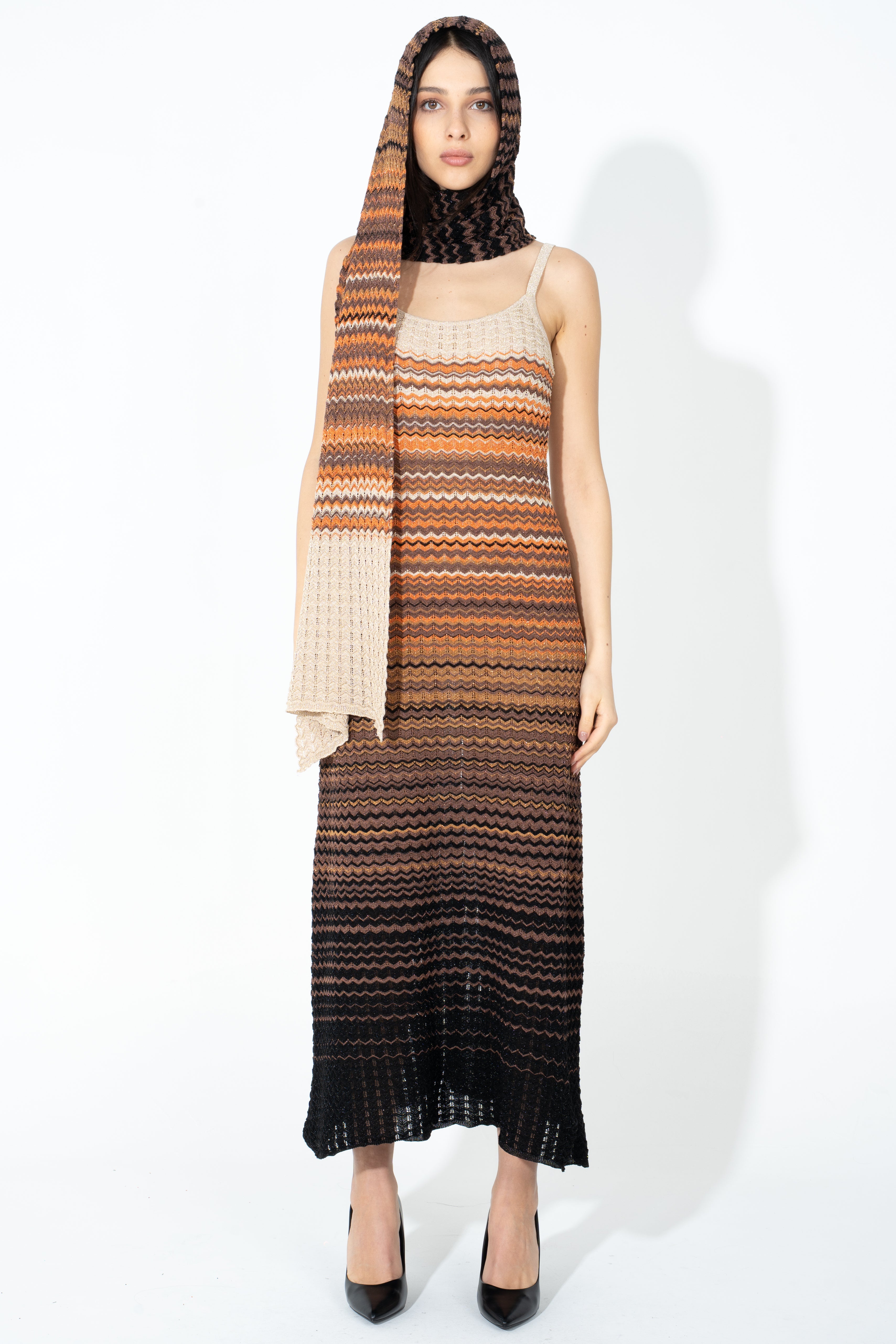 Foulard in maglia degrade'