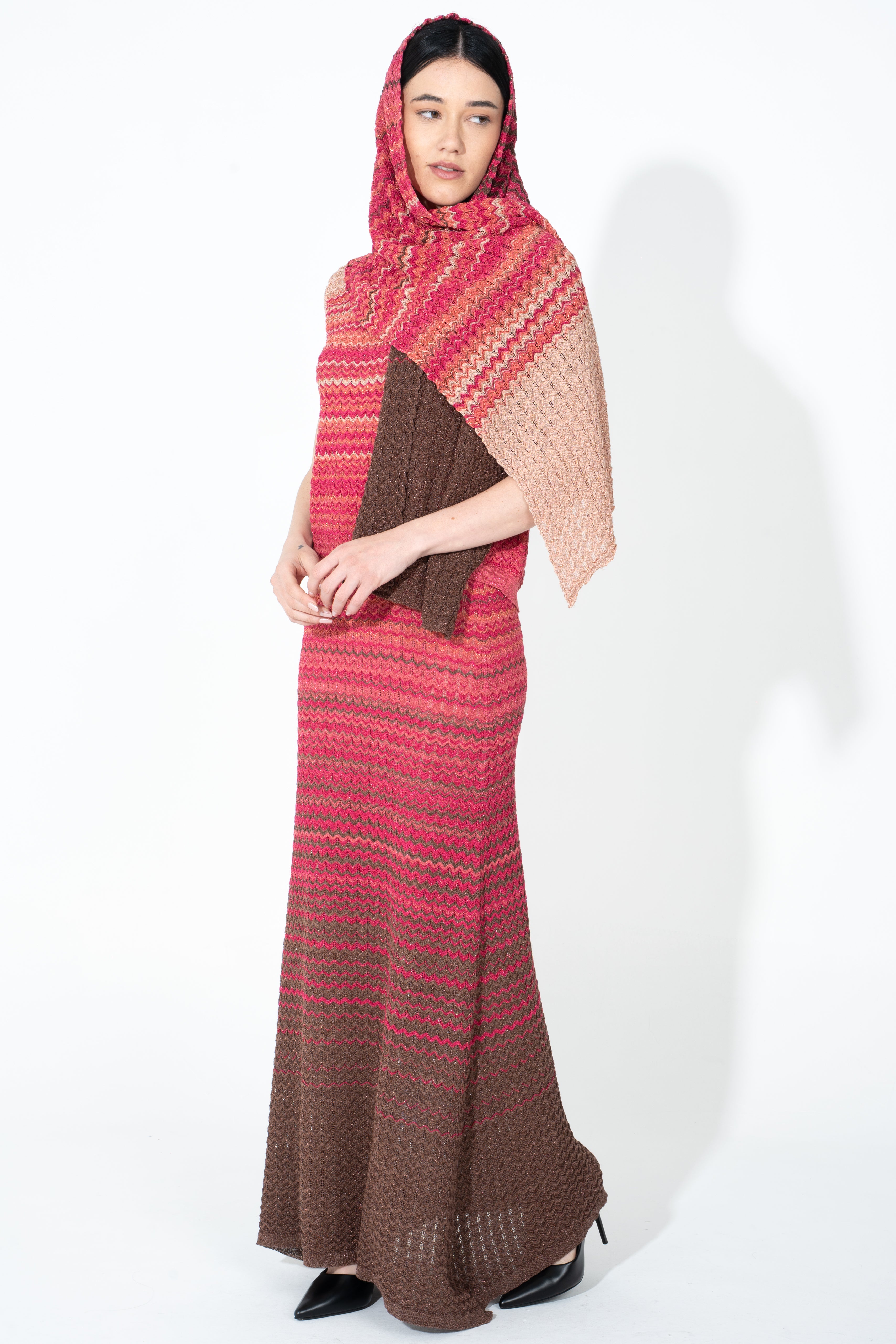 Foulard in maglia degrade'