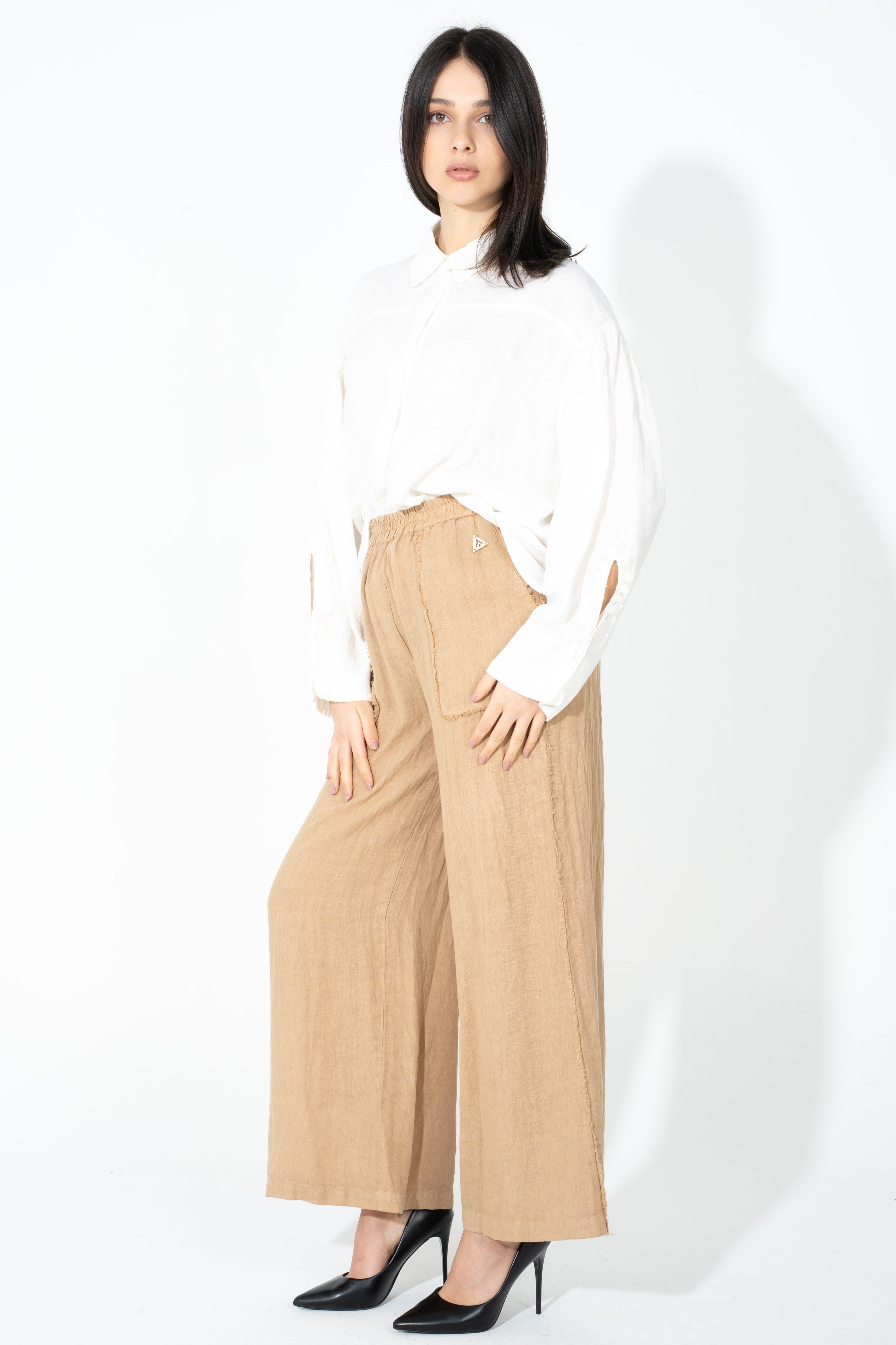 Pantalone gaucho a corpetto stretto