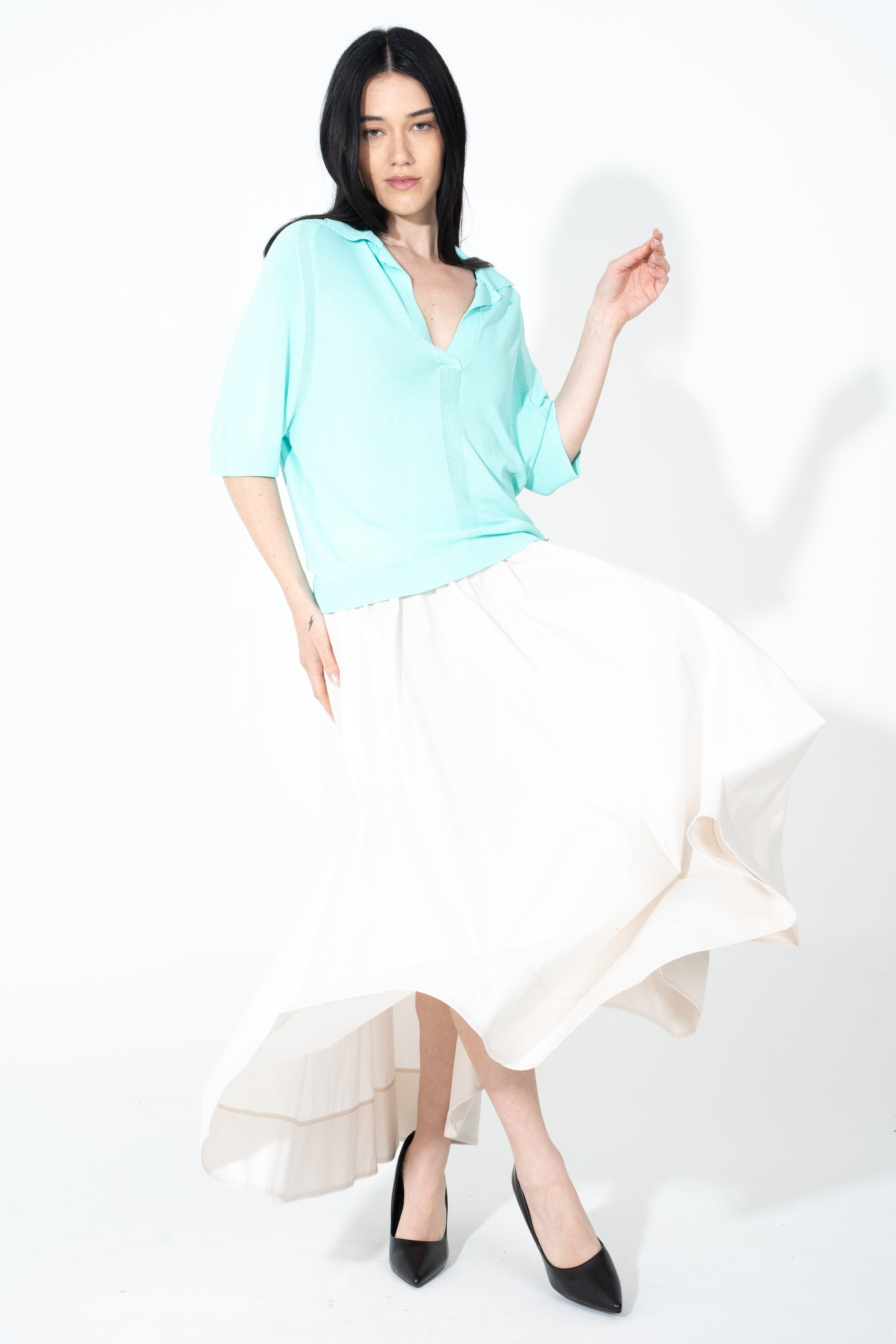 Polo in maglia morbida