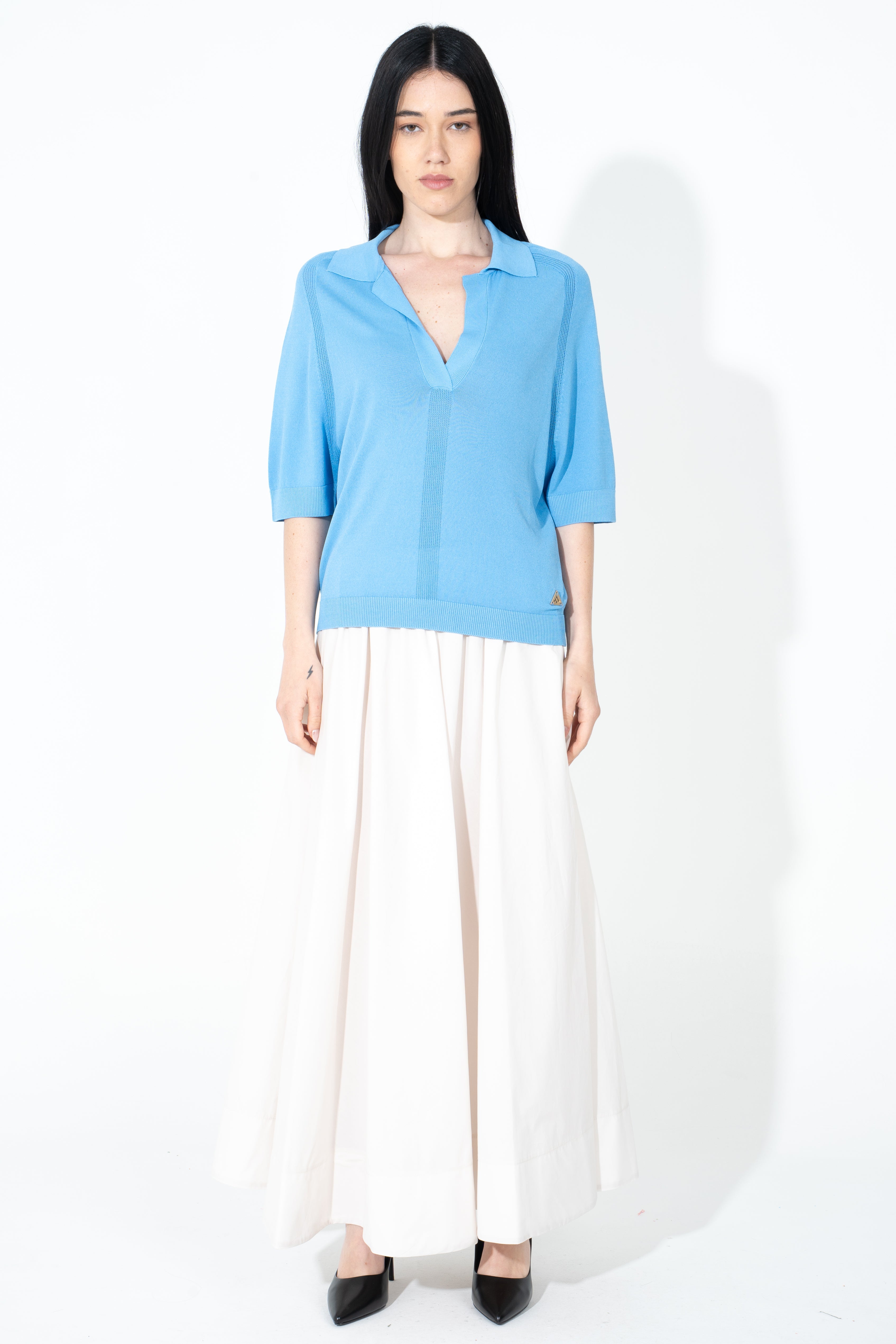 Polo in maglia morbida
