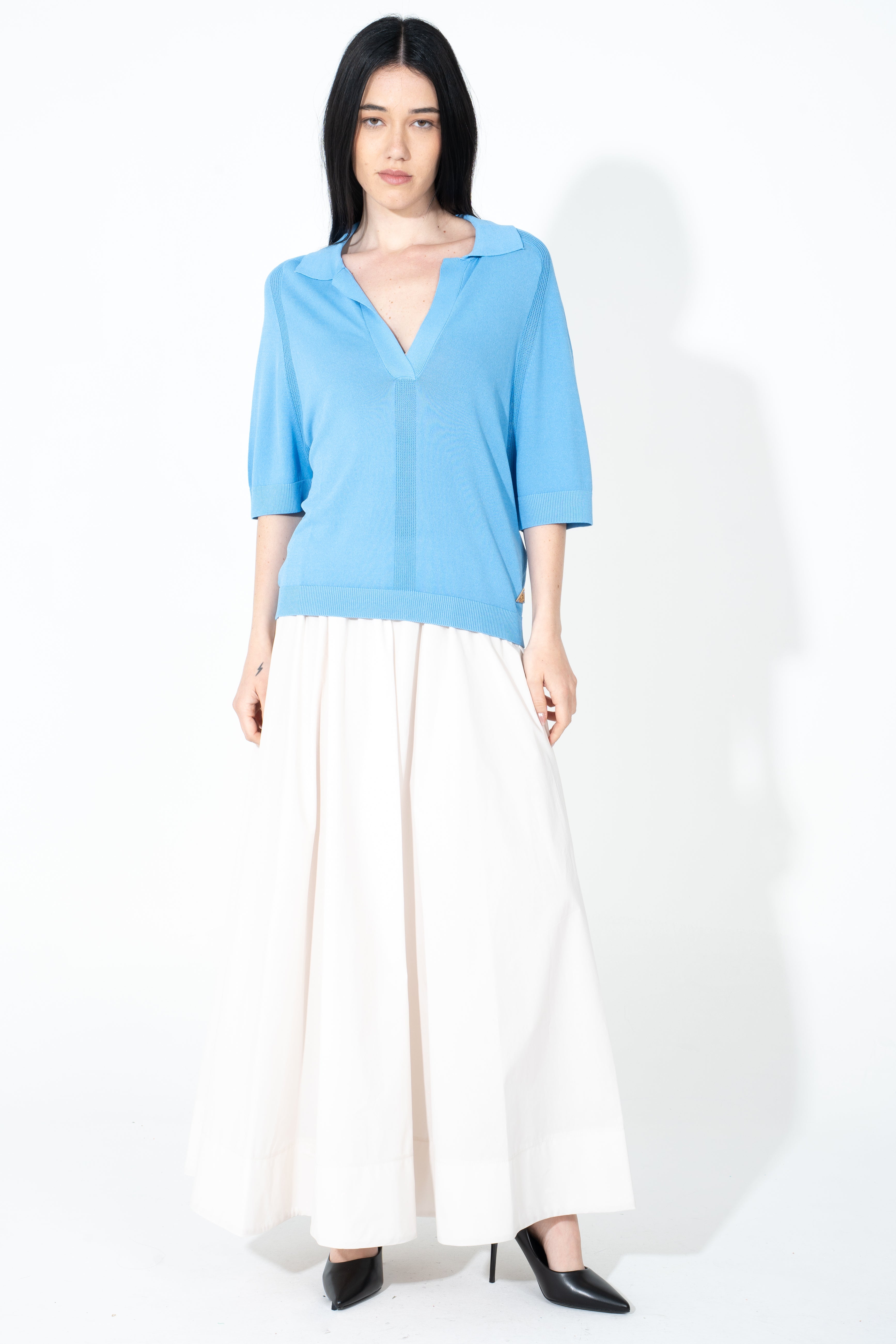 Polo in maglia morbida