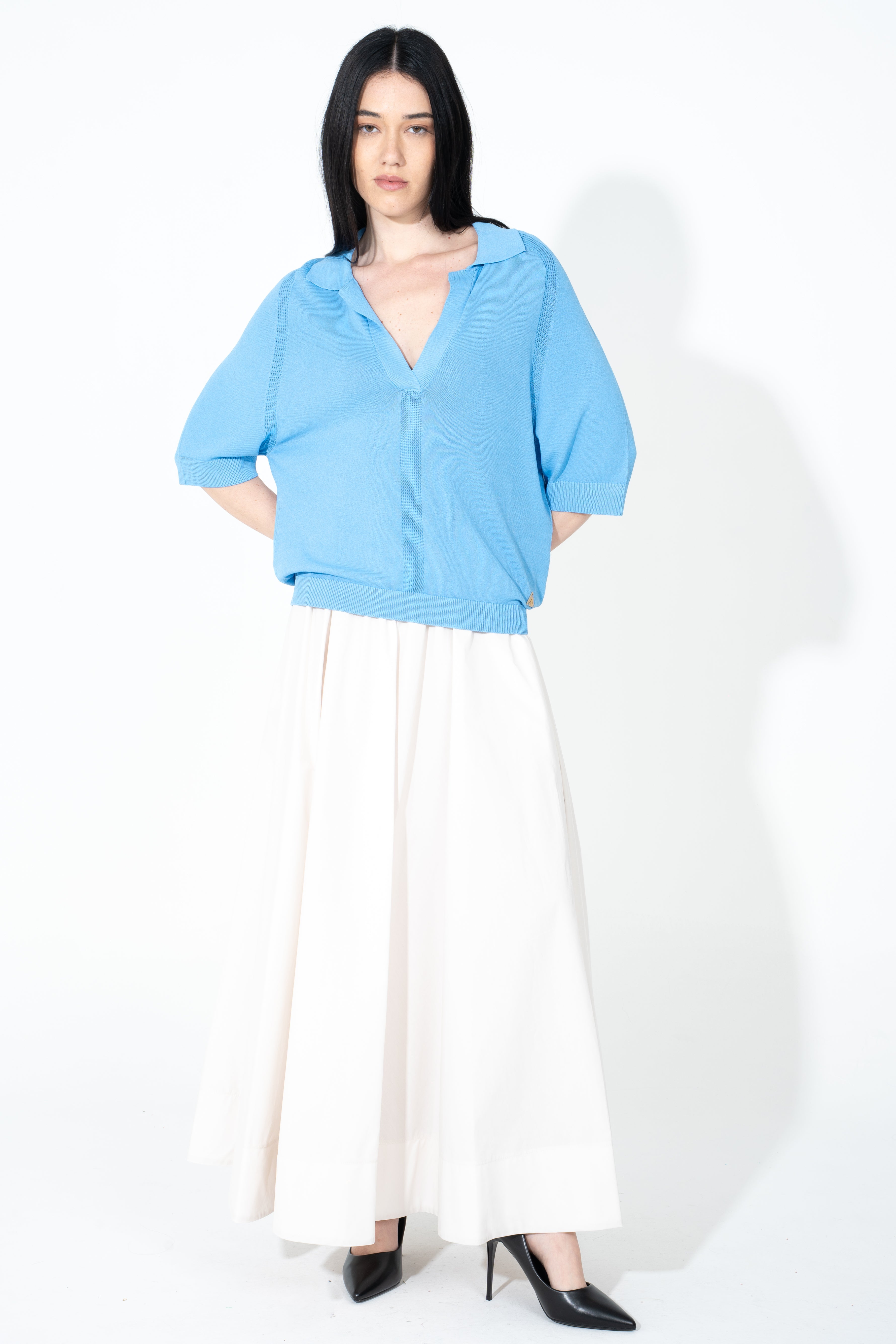 Polo in maglia morbida