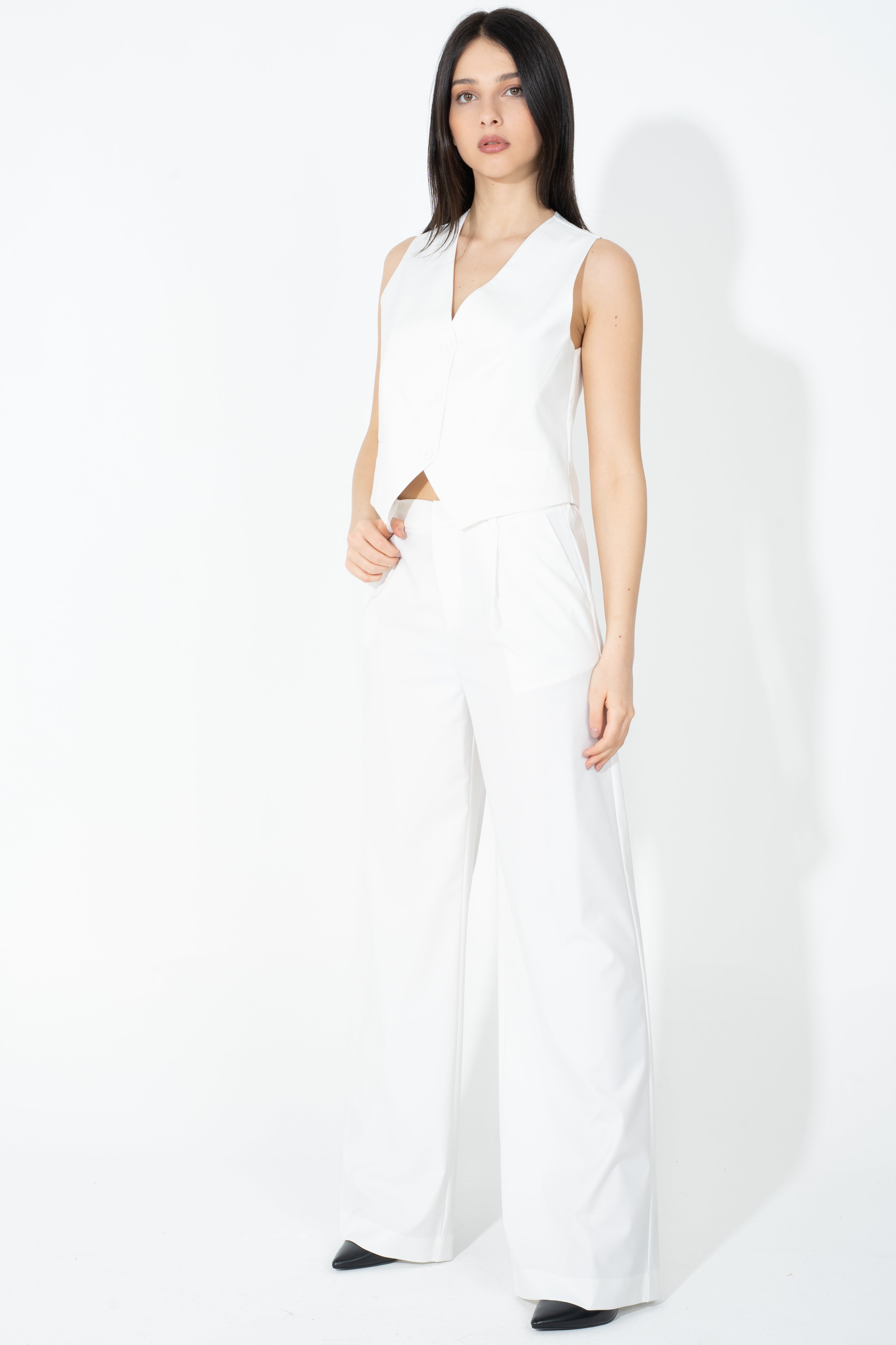 Pantalone over con elastico posteriore