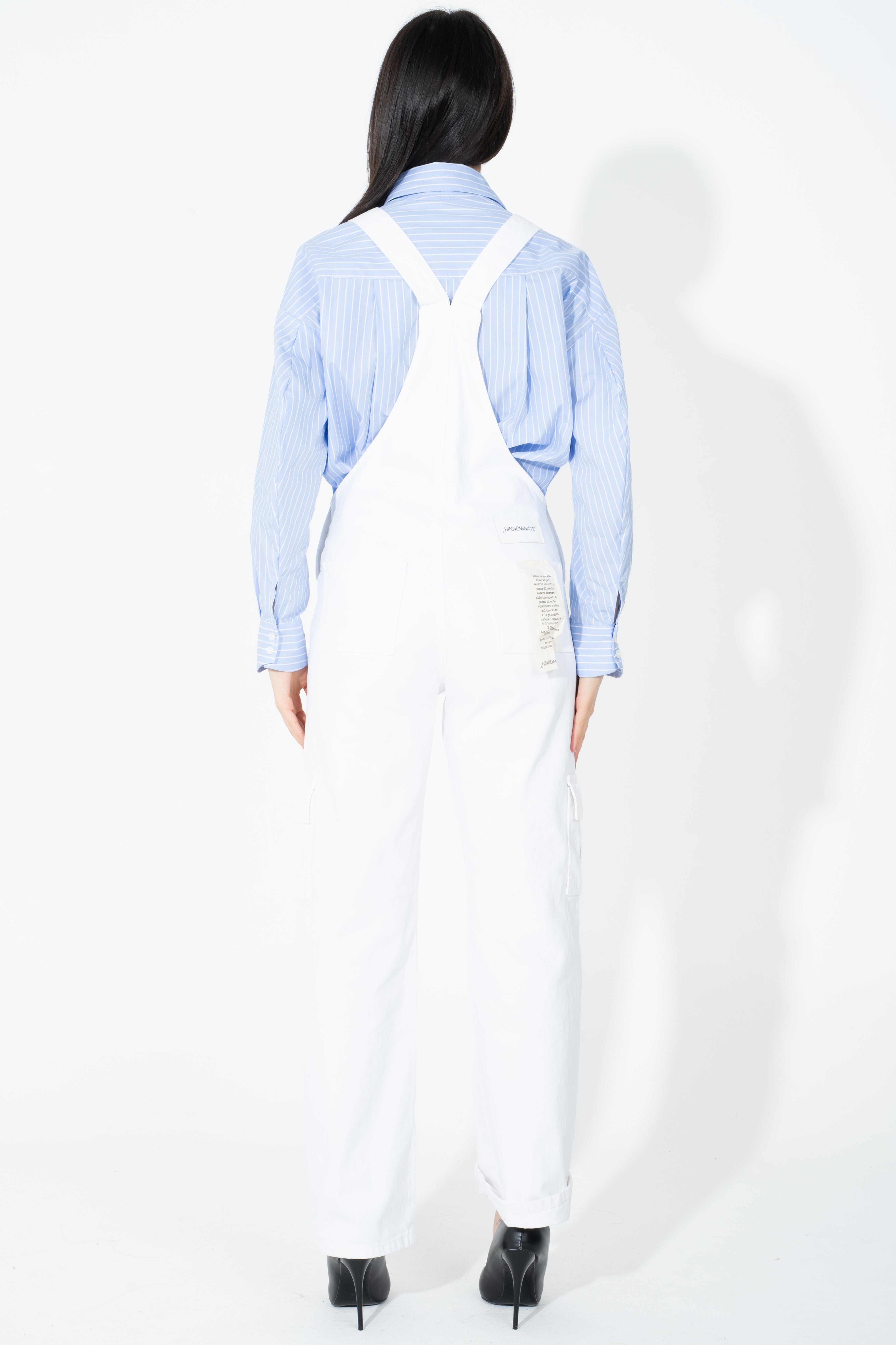 Salopette in bull di cotone