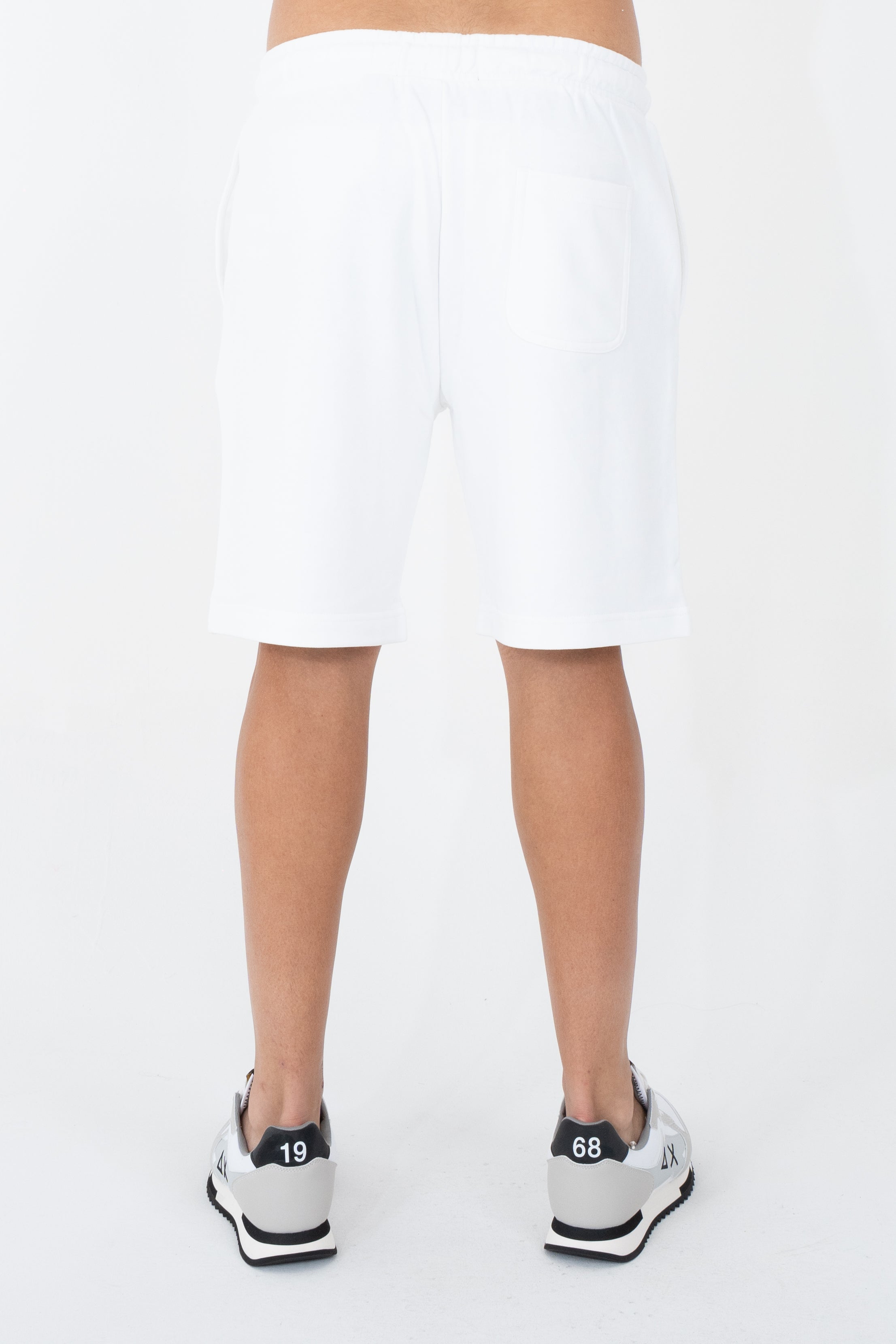 Shorts basic in tessuto felpa