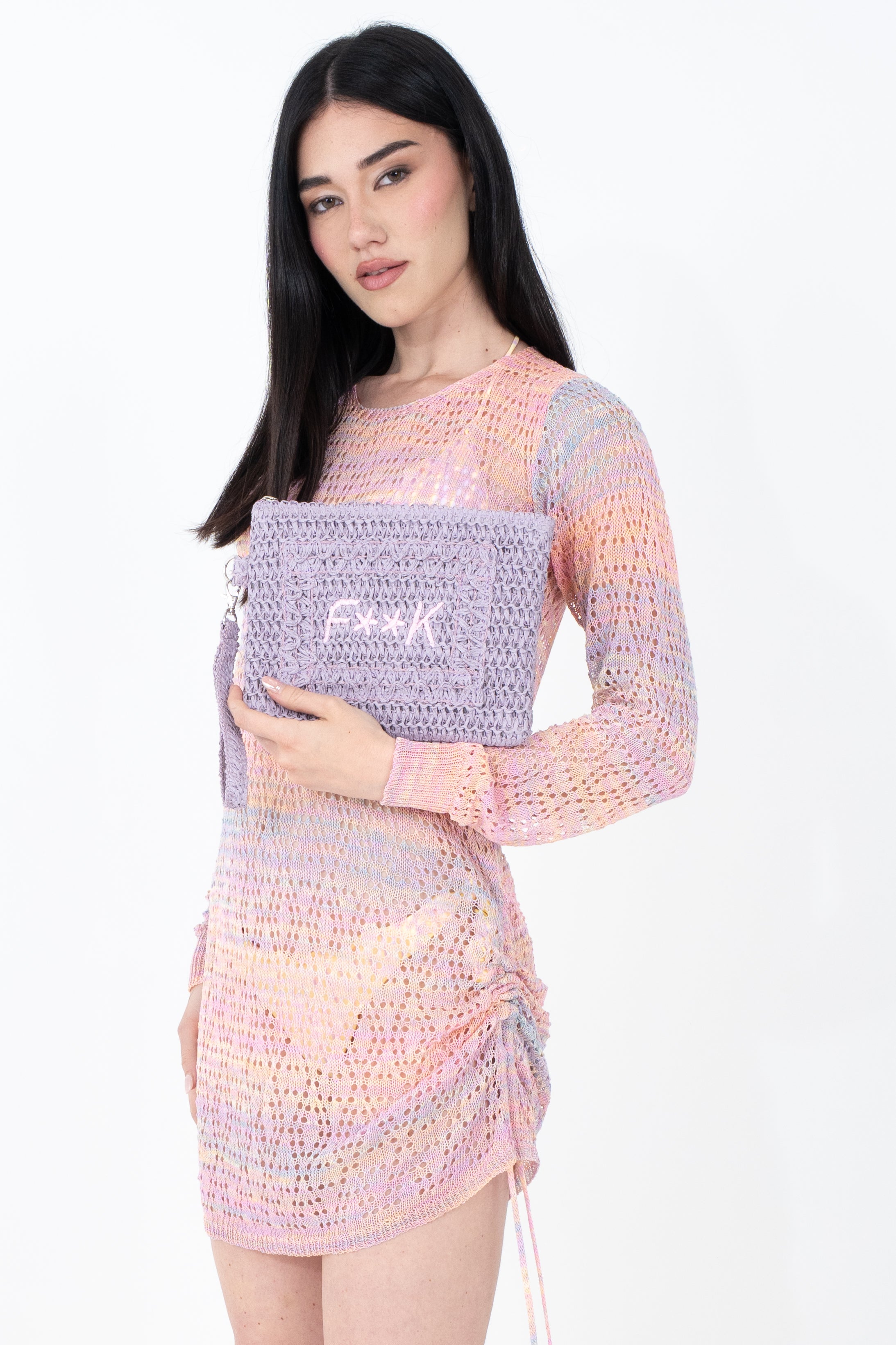 Pochette mini in carta paglia